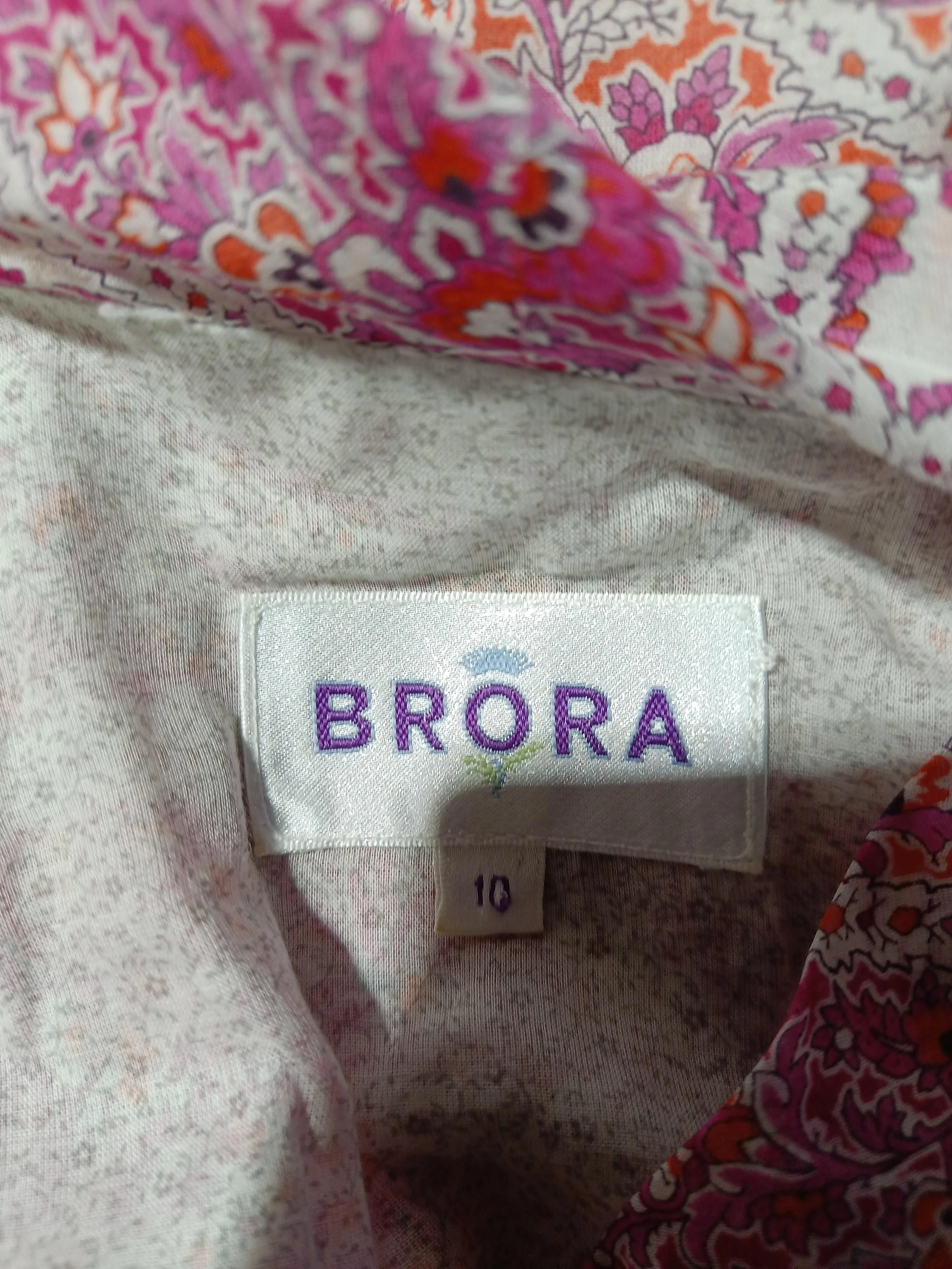 Brora A-Line Midi Dress UK10 in Multi - Image 5