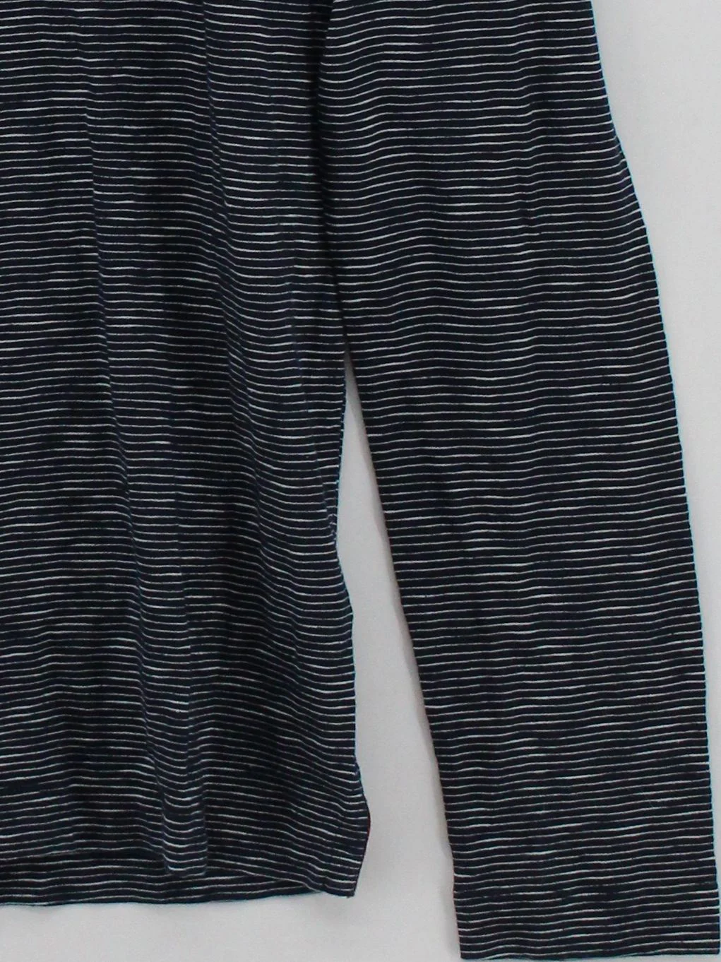 Brora Men's T-Shirt M Blue Striped 100% Cotton Basic - Image 4