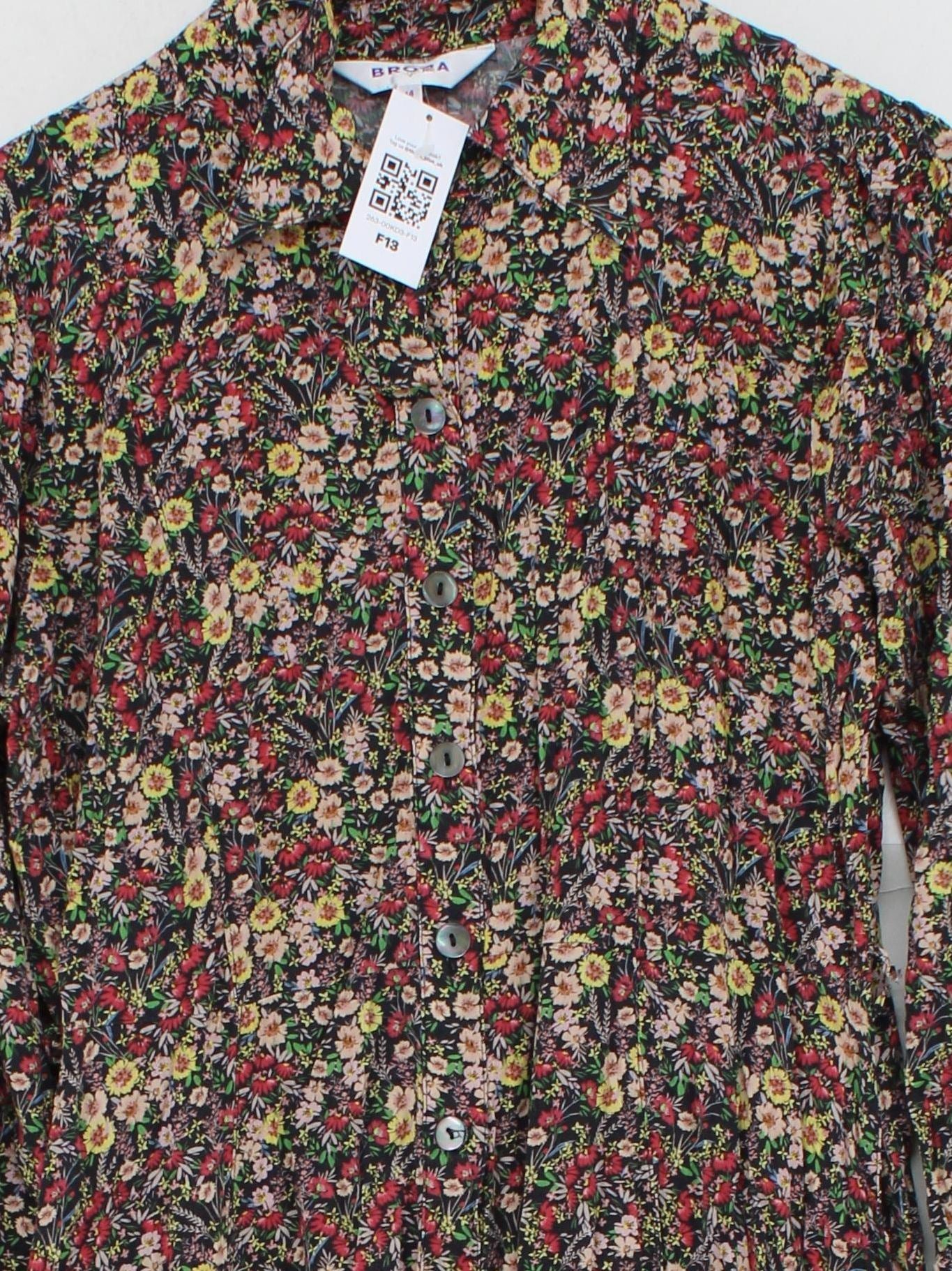 Brora Shirt Maxi Dress UK14 in Multi - Image 3