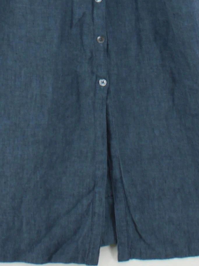 Brora Shirt Midi Dress UK10 in Blue - Image 4