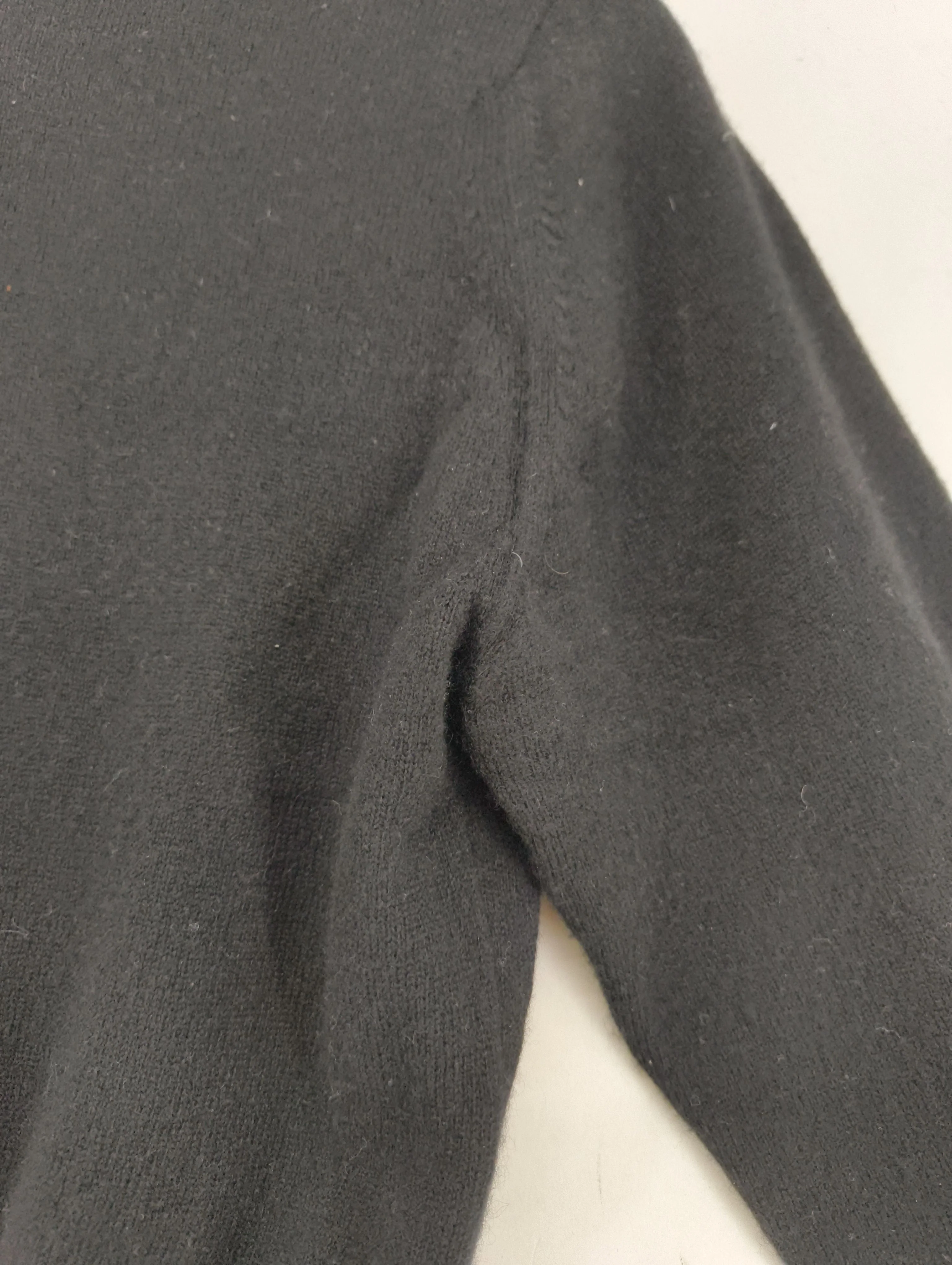 Brora Women's Cardigan S Black 100% Cashmere Round Neck Cardigan - Image 5