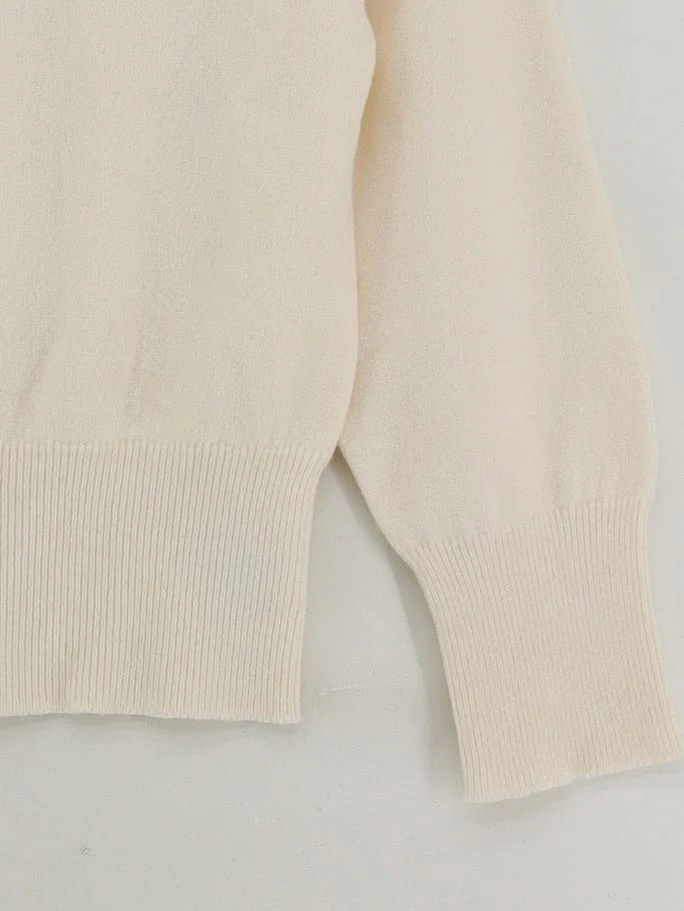 Brora Women's Cardigan S Cream 100% Cashmere Round Neck Cardigan - Image 4
