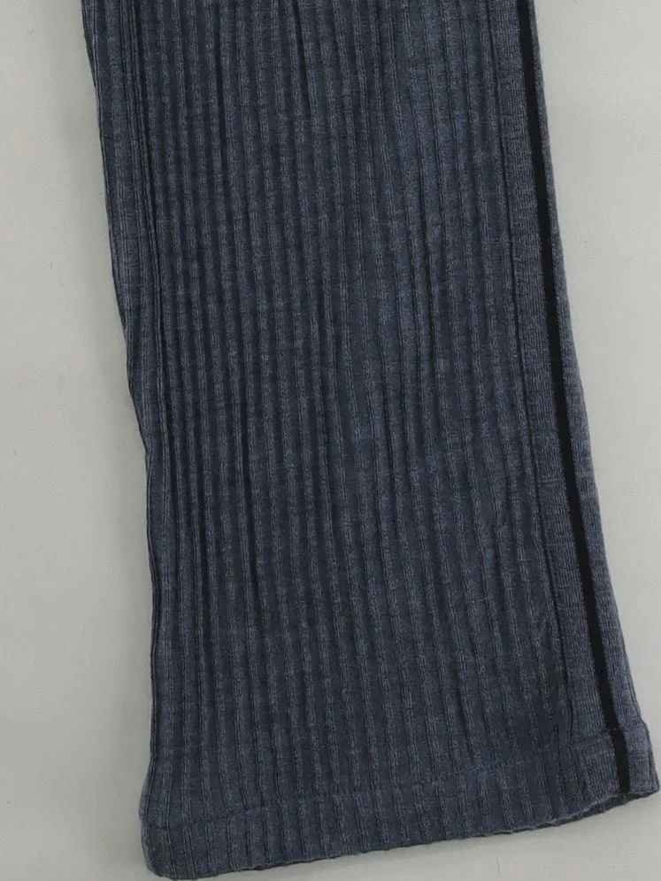 Brora Women's Trousers S Grey 100% Wool Wide-Leg Chino - Image 4