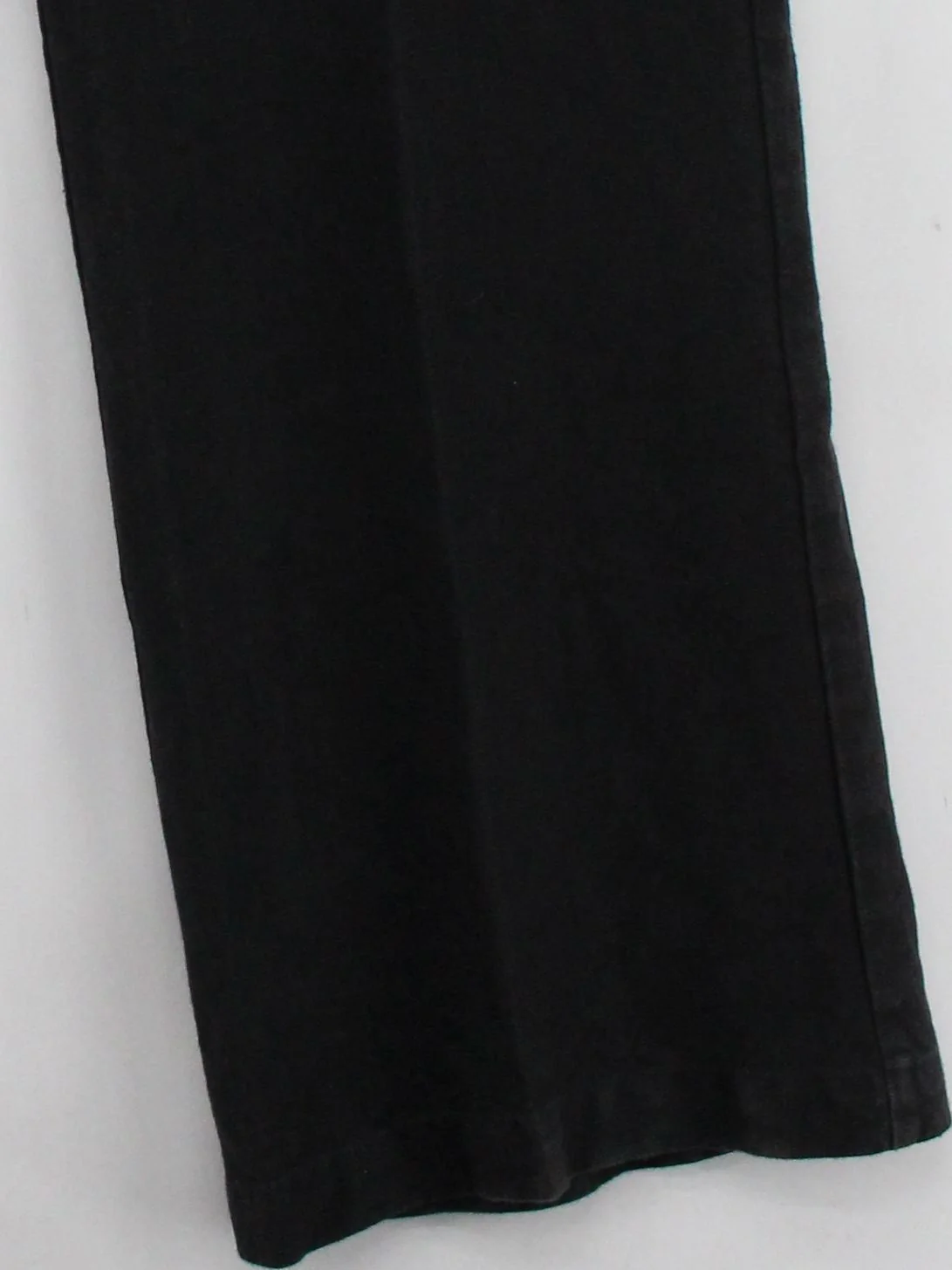 Brora Women's Trousers UK 12 Black 100% Linen Wide-Leg Capri - Image 4