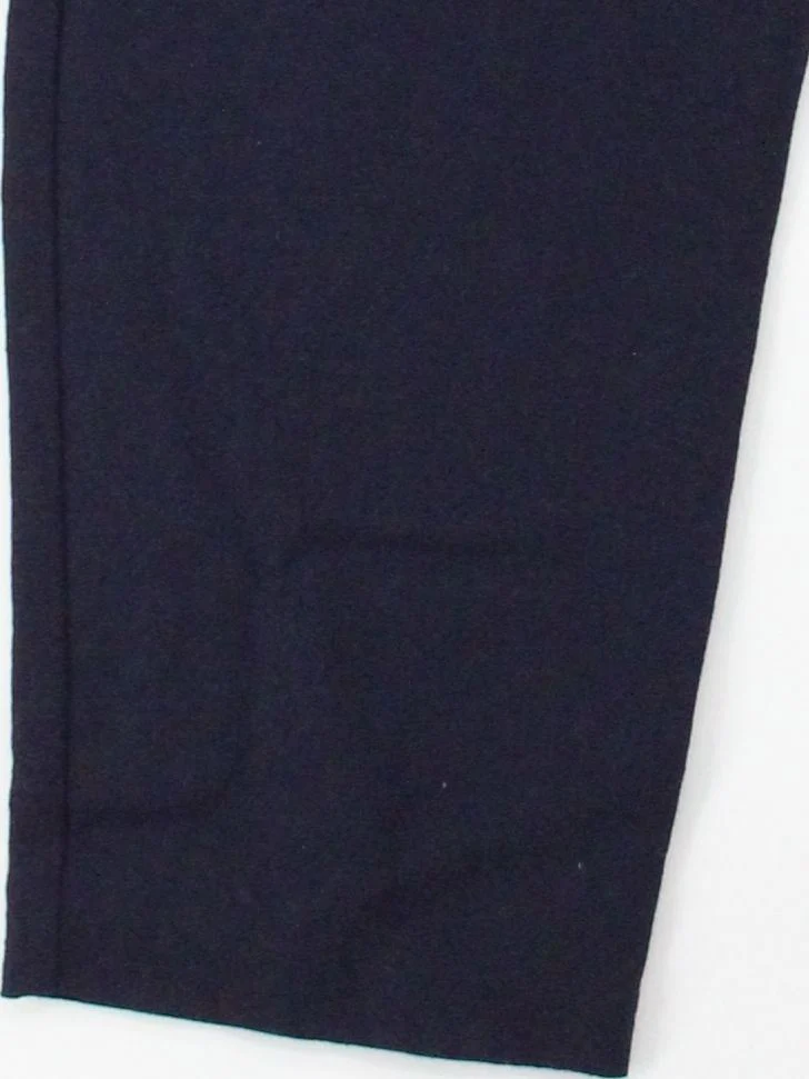 Brora Women's Trousers UK 12 Blue Wool with Viscose Tapered Cropped - Image 4