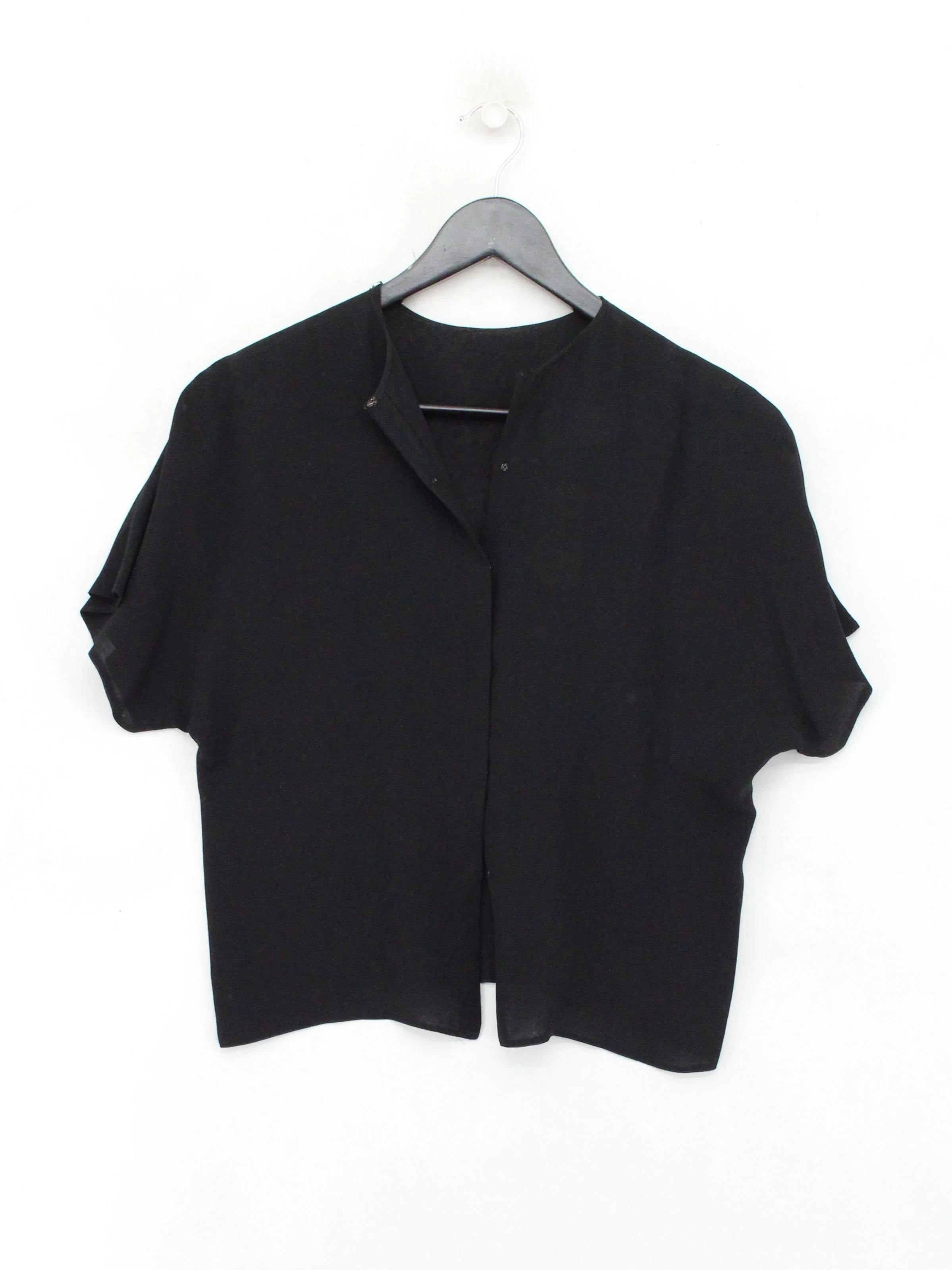 Bruce Oldfield Women's T-Shirt S Black 100% Other Short Sleeve Round Neck Basic - Image 2