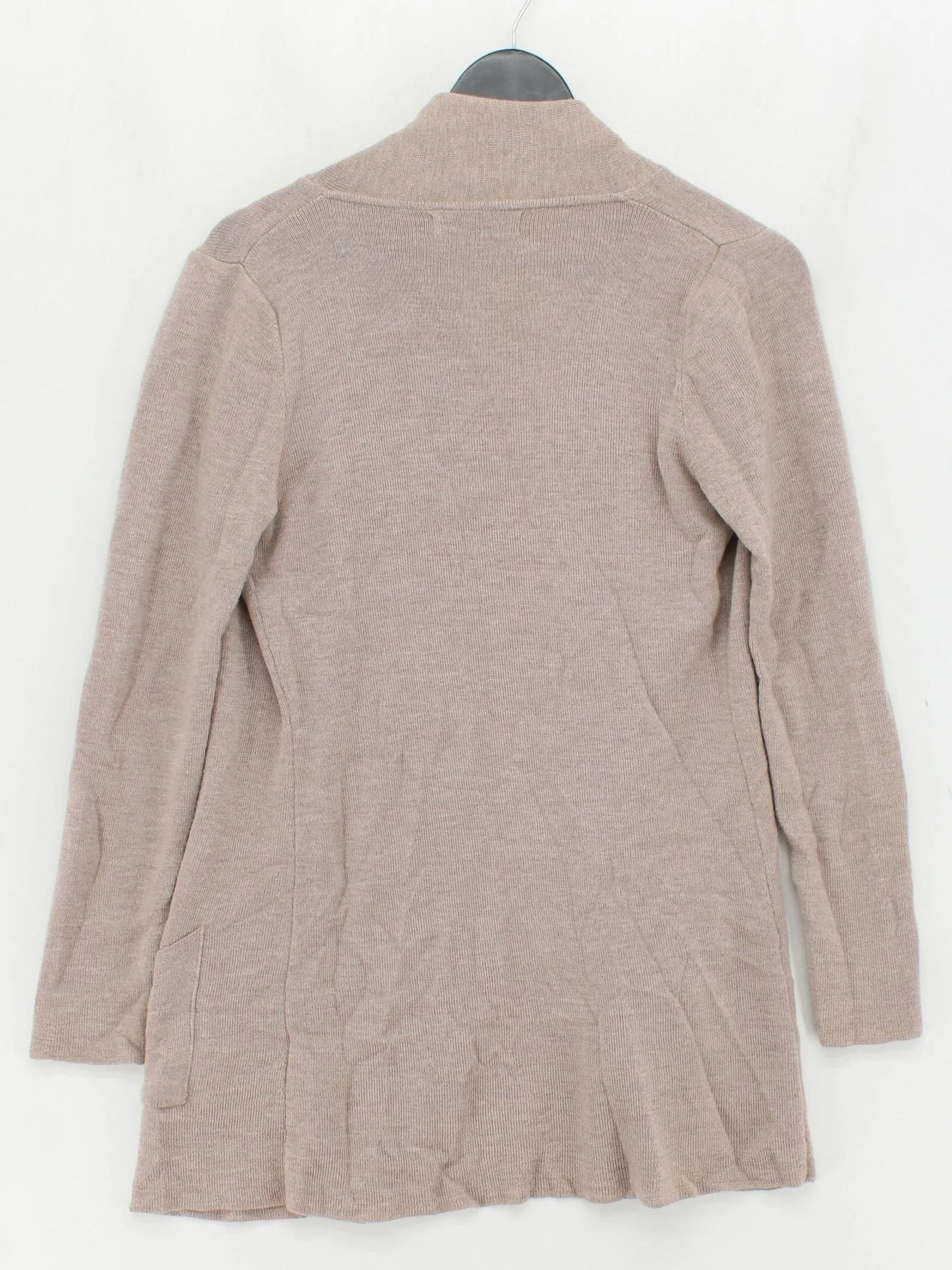 Brunella Gori Women's Cardigan L Tan 100% Wool V-Neck Cardigan - Image 2