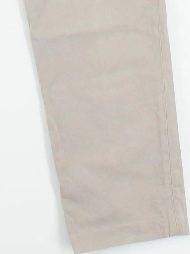 Brunello Cucinelli Men's Trousers M Tan Cotton with Elastane Straight Chino - Image 4