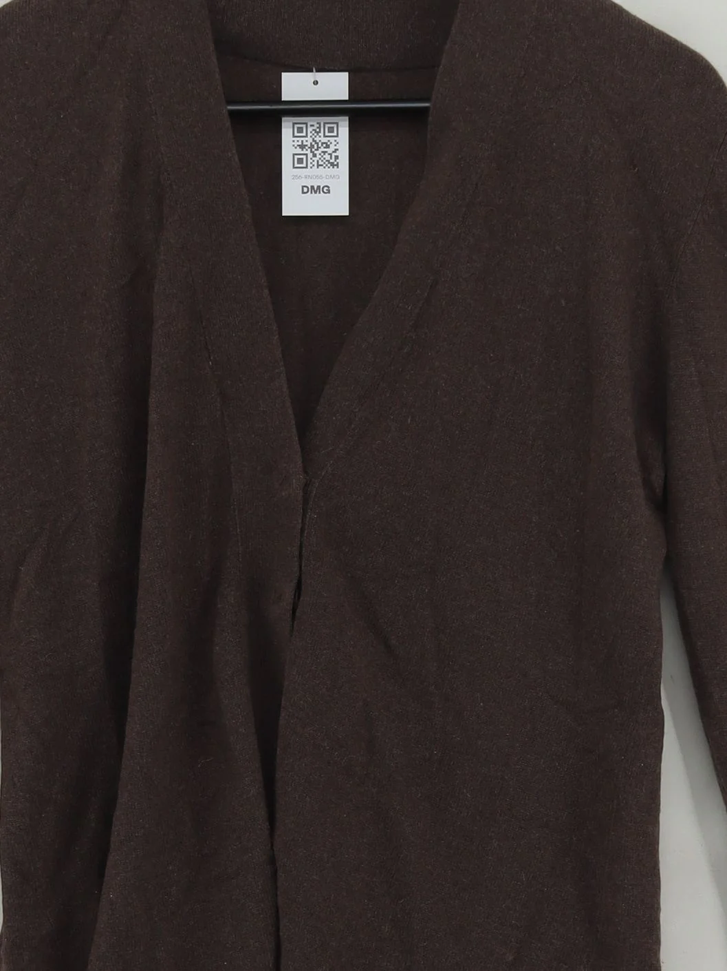 Brunello Cucinelli Women's Jumper XL Brown 100% Cashmere V-Neck Pullover - Image 3