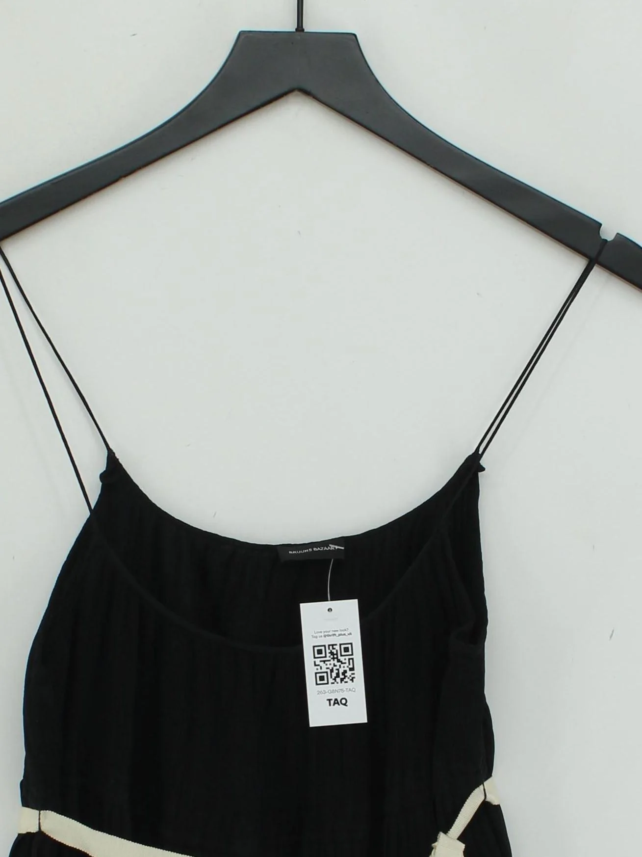 Bruuns Bazaar Slip Midi Dress in Black - Image 3