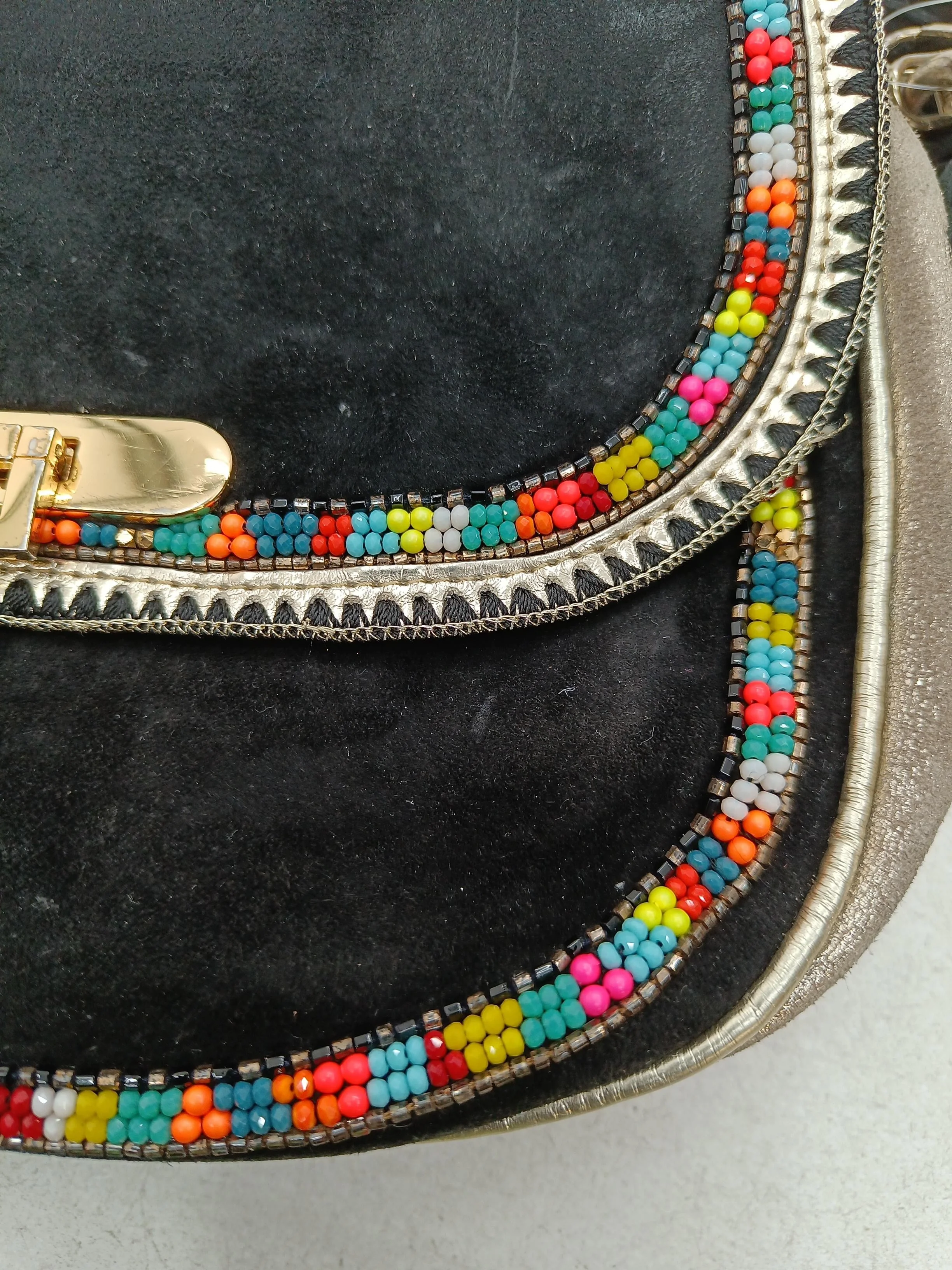 Buba Women's Bag Multi 100% Suede Crossbody - Image 3