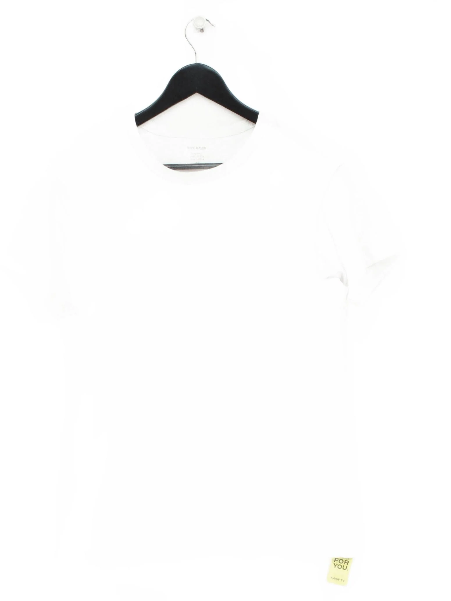 Buck Mason Men's T-Shirt S White 100% Cotton Basic