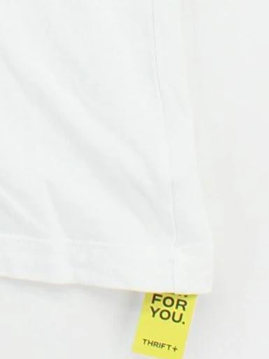 Buck Mason Men's T-Shirt S White 100% Cotton Basic - Image 4