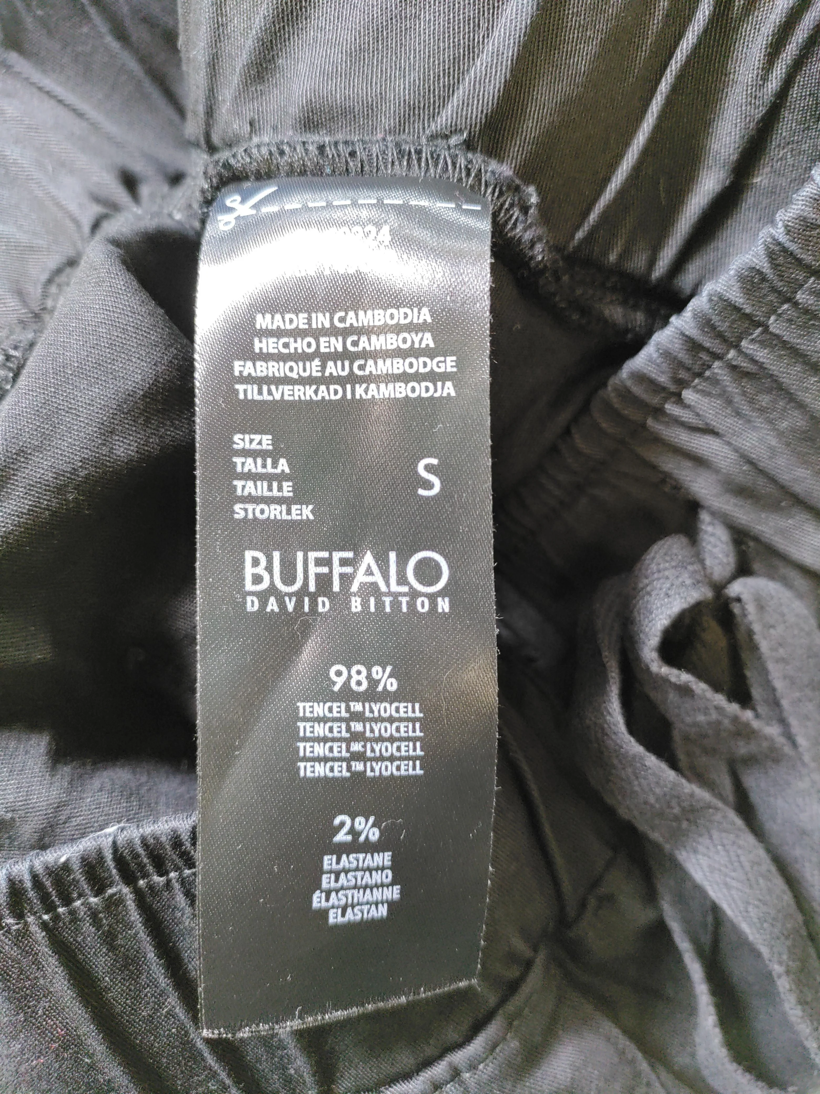 BUFFALO (David Bitton) Men's Sports Bottoms S Black Lyocell Modal - Image 6