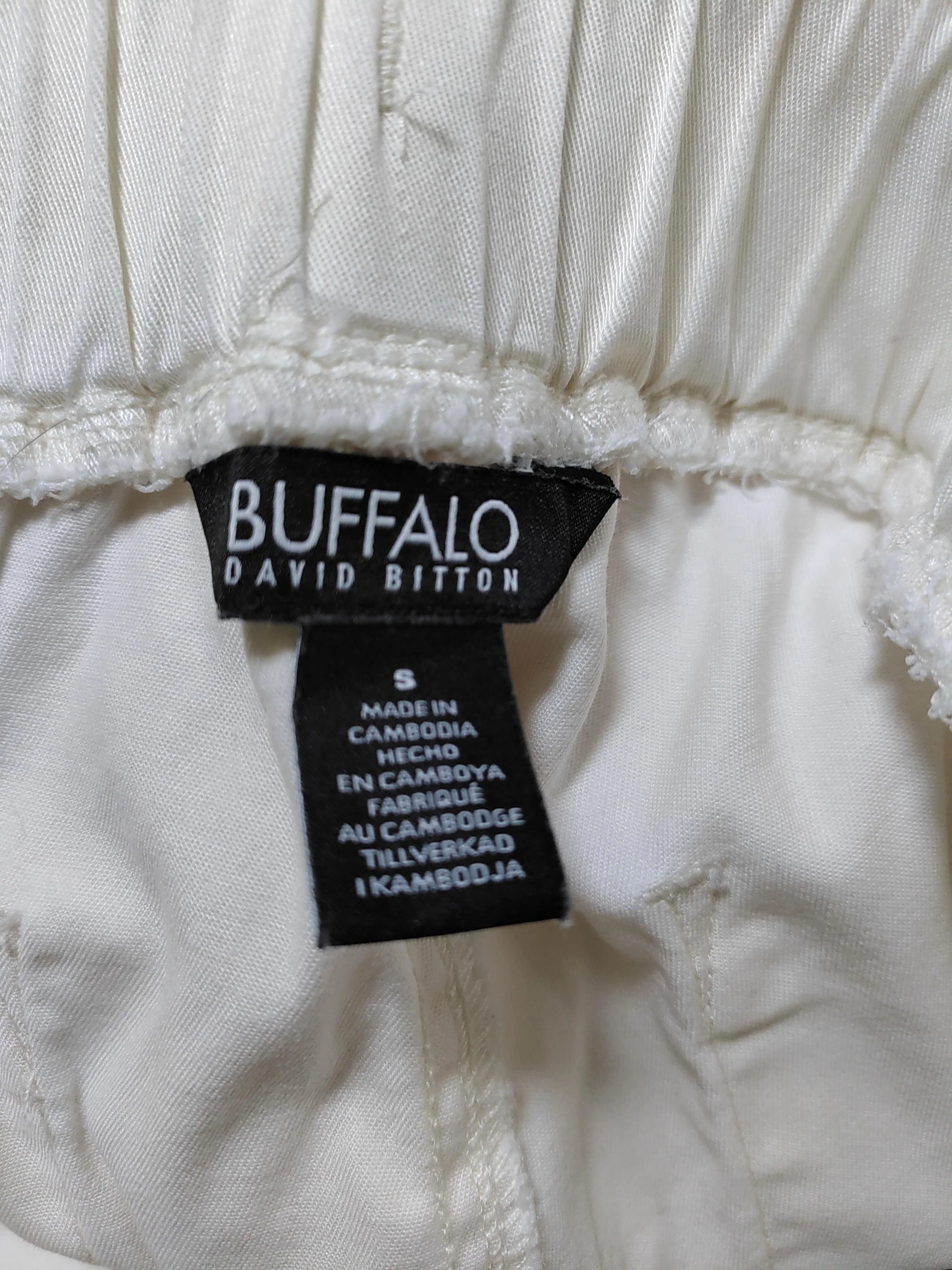 BUFFALO (David Bitton) Men's Sports Bottoms S Cream Lyocell Modal - Image 5