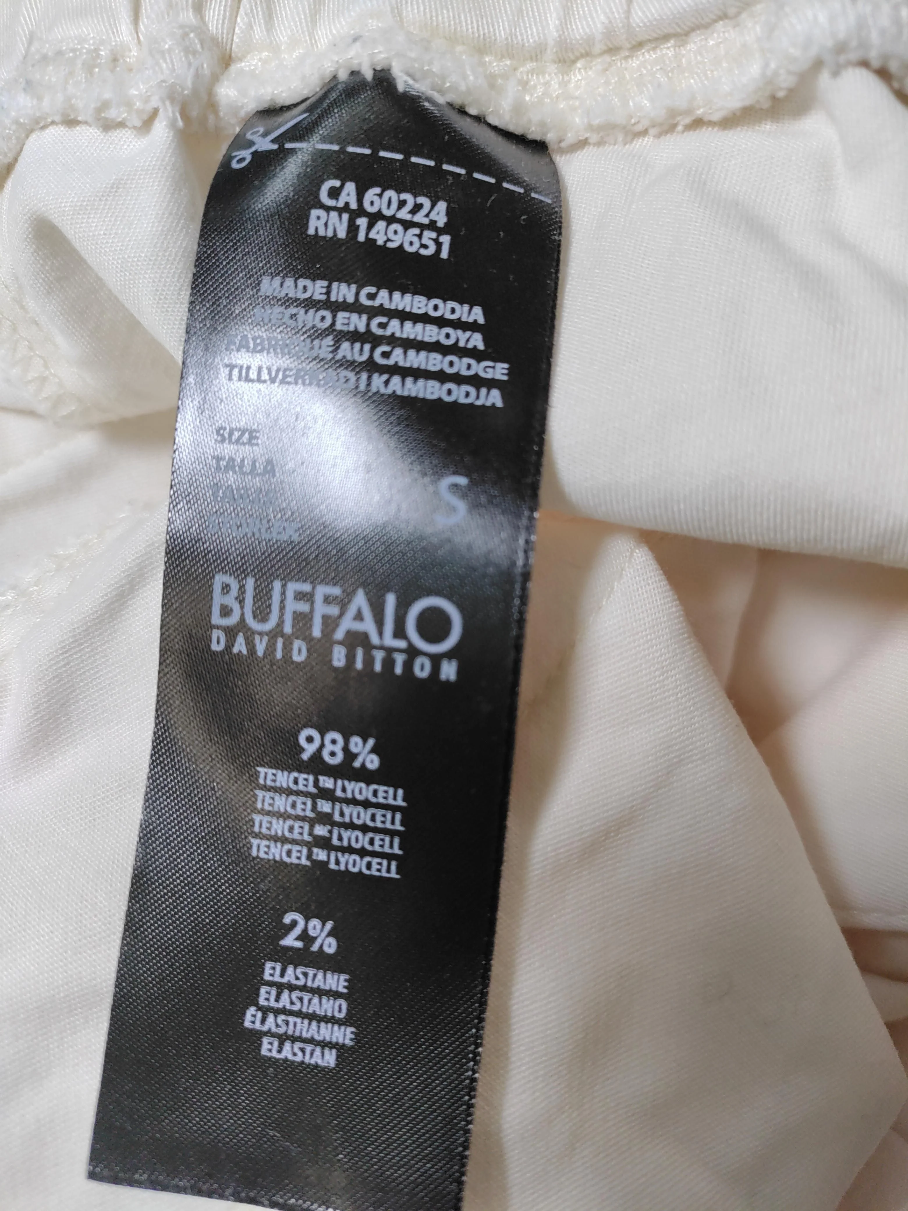 BUFFALO (David Bitton) Men's Sports Bottoms S Cream Lyocell Modal - Image 6