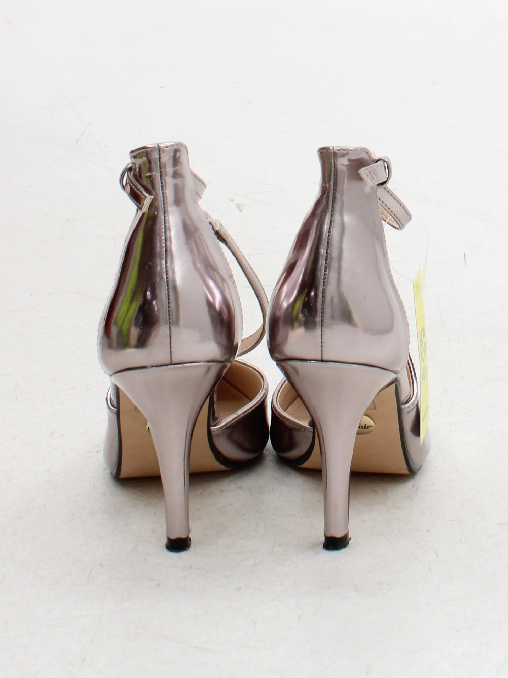 BUFFALO Women's Heels UK 3 Silver 100% Other Court - Image 3