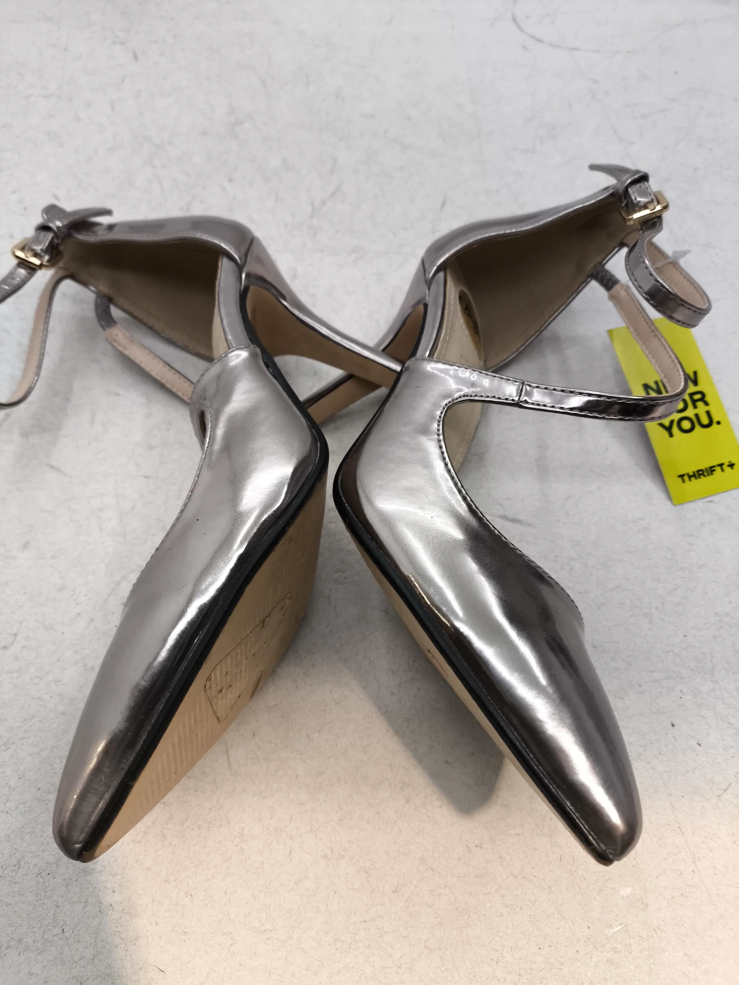 BUFFALO Women's Heels UK 3 Silver 100% Other Court - Image 7