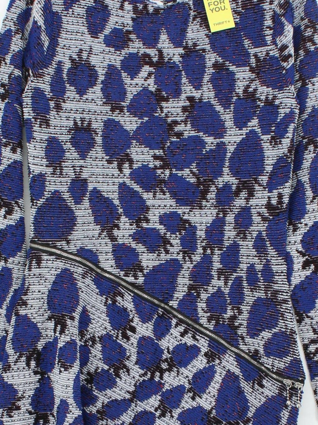 Burberry Jumper Midi Dress S in Blue - Image 3