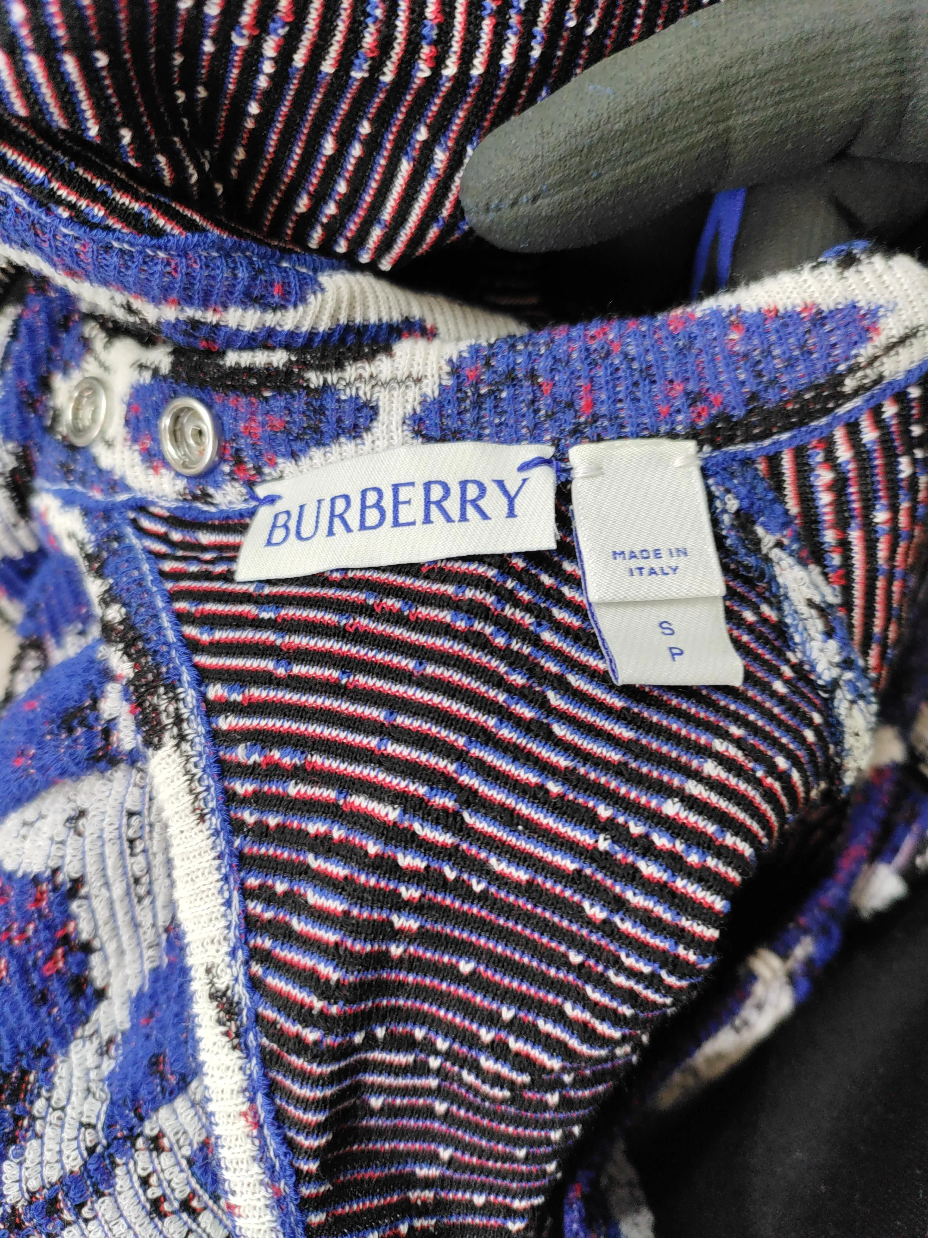 Burberry Jumper Midi Dress S in Blue - Image 5