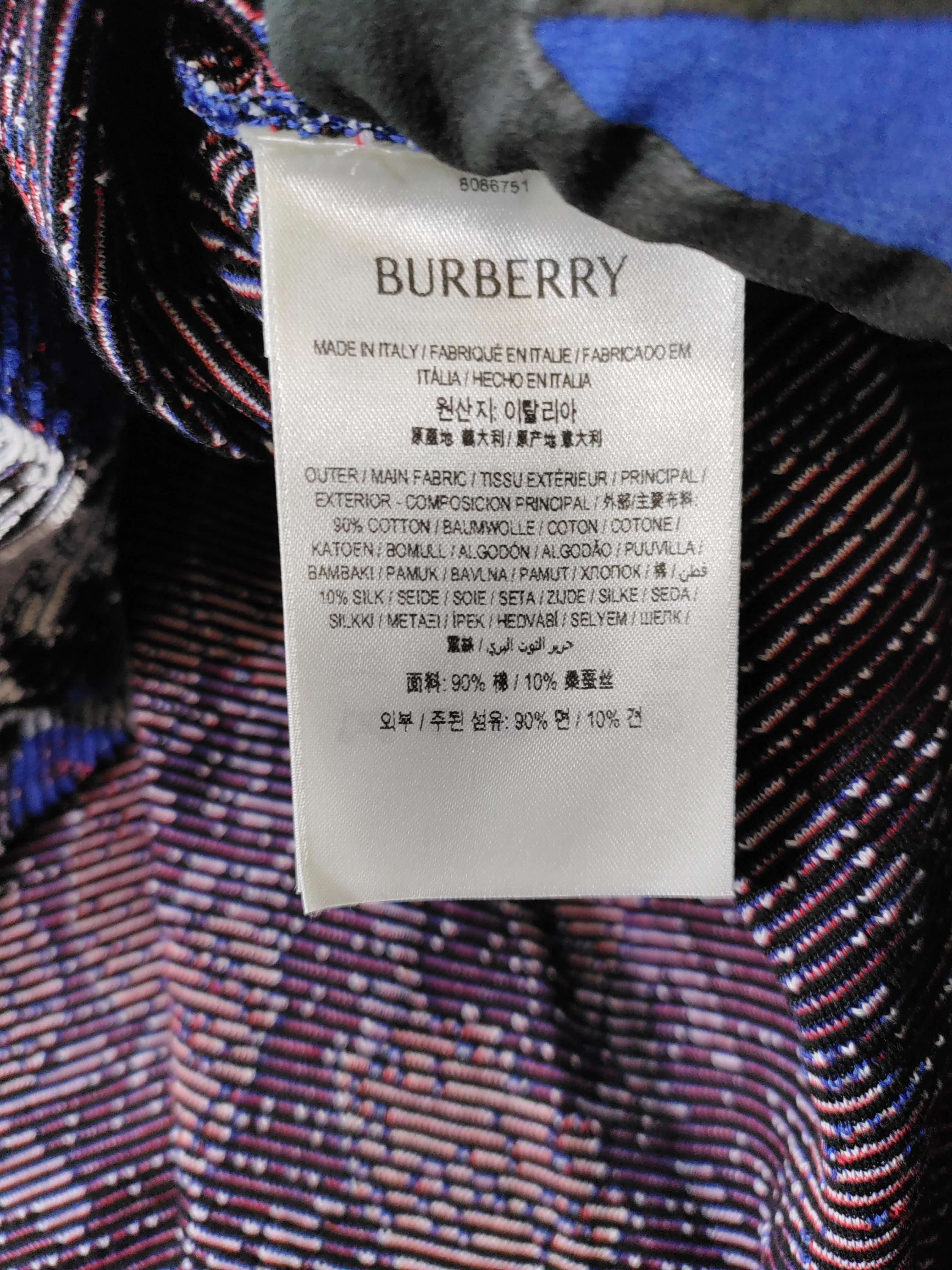 Burberry Jumper Midi Dress S in Blue - Image 6