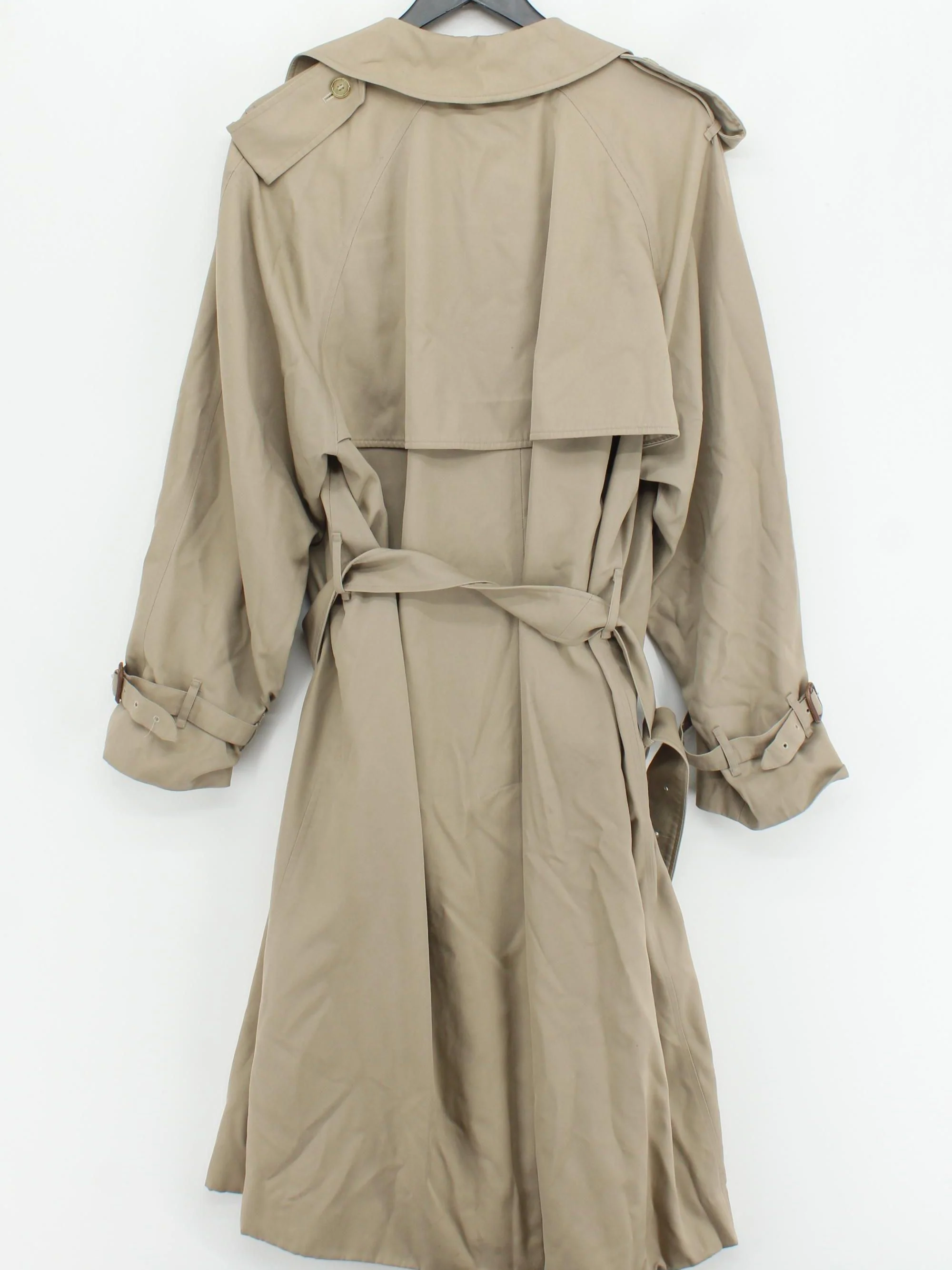 Burberry Men's Coat XL Tan Polyester with Cotton Trench Coat - Image 2
