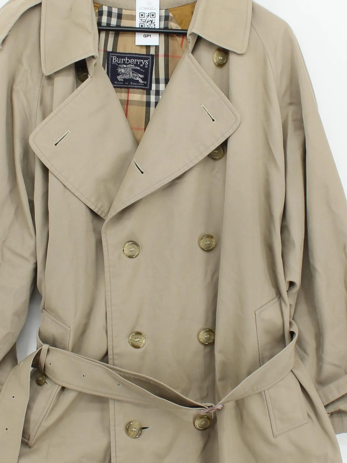Burberry Men's Coat XL Tan Polyester with Cotton Trench Coat - Image 3