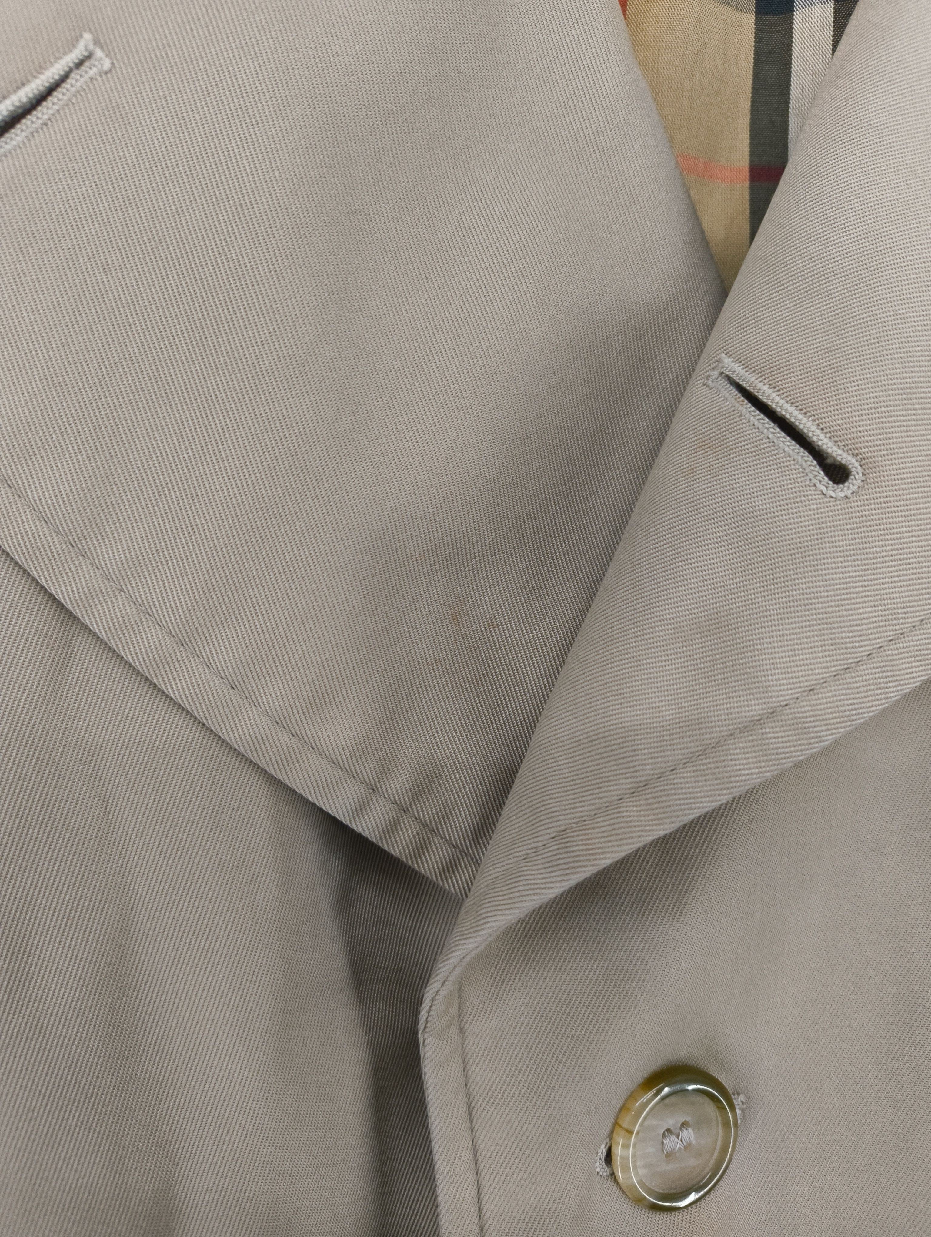 Burberry Men's Coat XL Tan Polyester with Cotton Trench Coat - Image 5