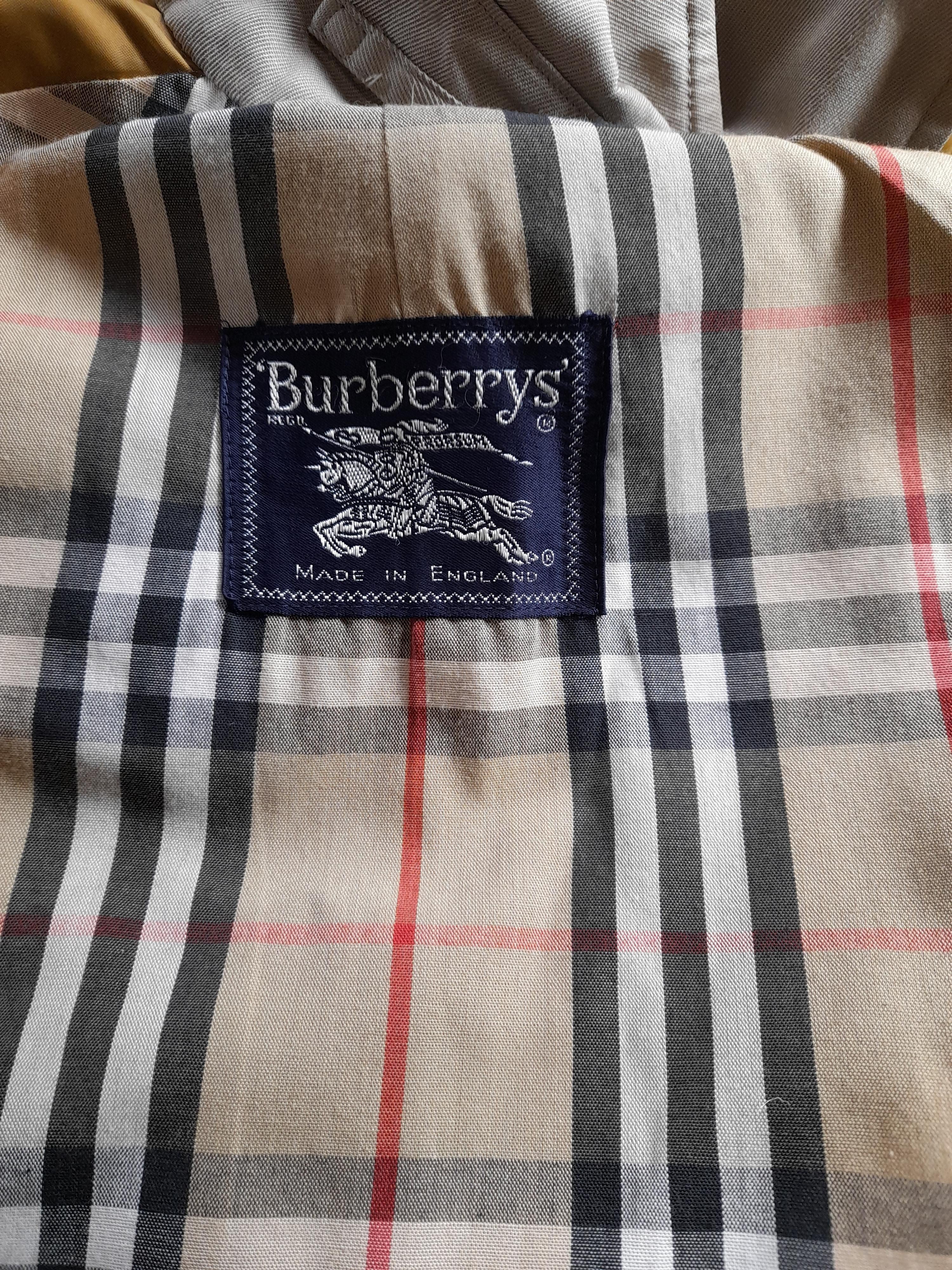 Burberry Men's Coat XL Tan Polyester with Cotton Trench Coat - Image 6