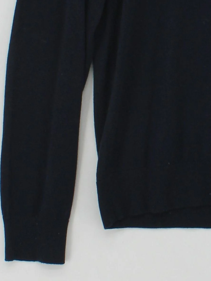 Burberry Men's Jumper M Blue Cotton with Cashmere Crew Neck Pullover - Image 4