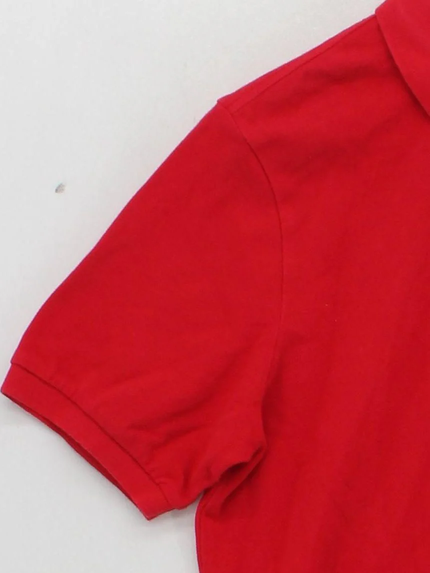 Burberry Men's Polo S Red 100% Cotton Basic - Image 4