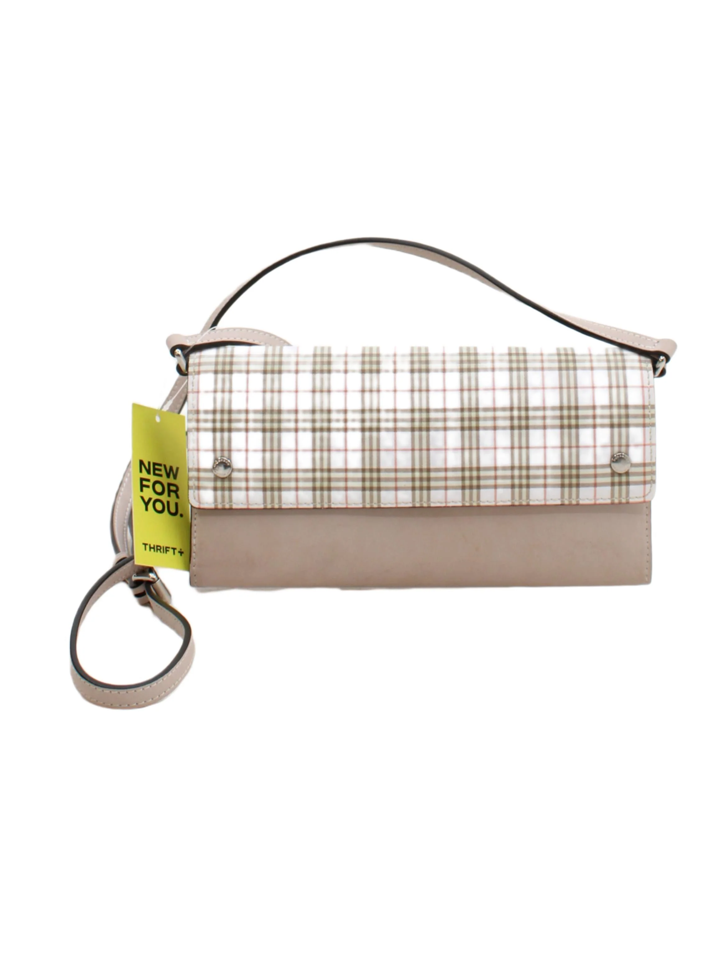 Burberry Women's Bag Multi Checkered 100% Leather Crossbody