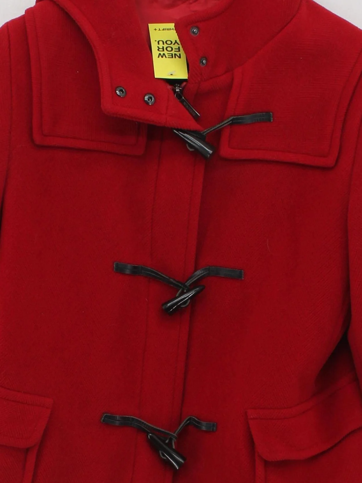 Burberry Women's Coat L Red 100% Wool Overcoat - Image 3
