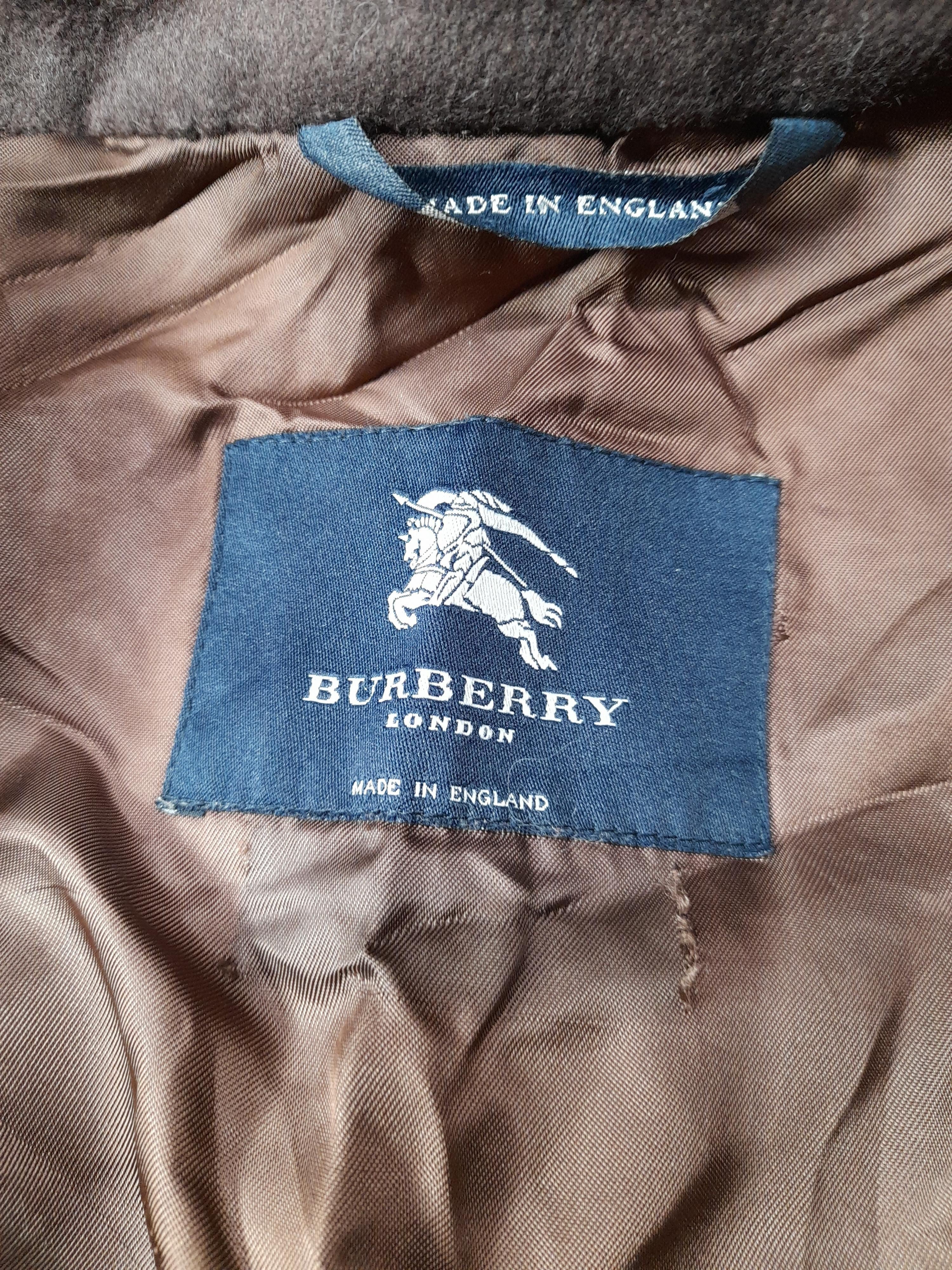 Burberry Women's Coat M Brown Wool with Cashmere, Angora Trench Coat - Image 6