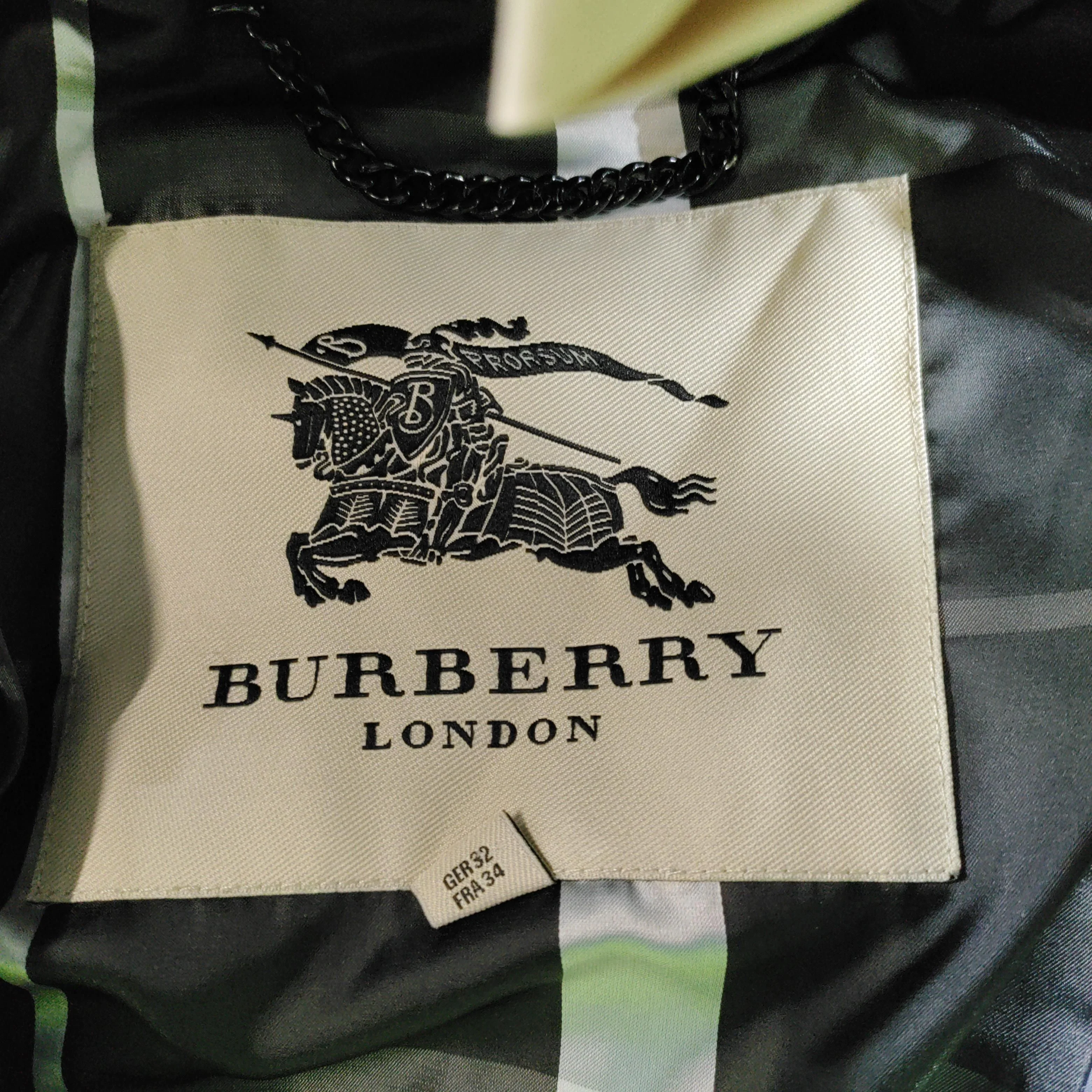 Burberry Women's Coat UK 4 Black Viscose with Elastane Trench Coat - Image 6