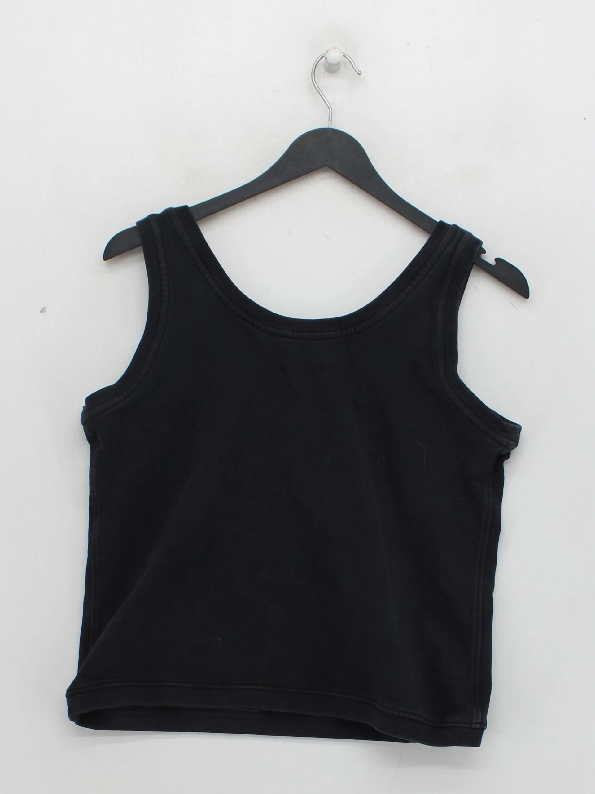 Burberry Women's T-Shirt S Black 100% Cotton Sleeveless Round Neck Basic - Image 2
