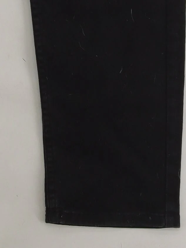 Burton Men's Jeans W 32 in; L 32 in Black Cotton with Elastane, Polyester Skinny - Image 4