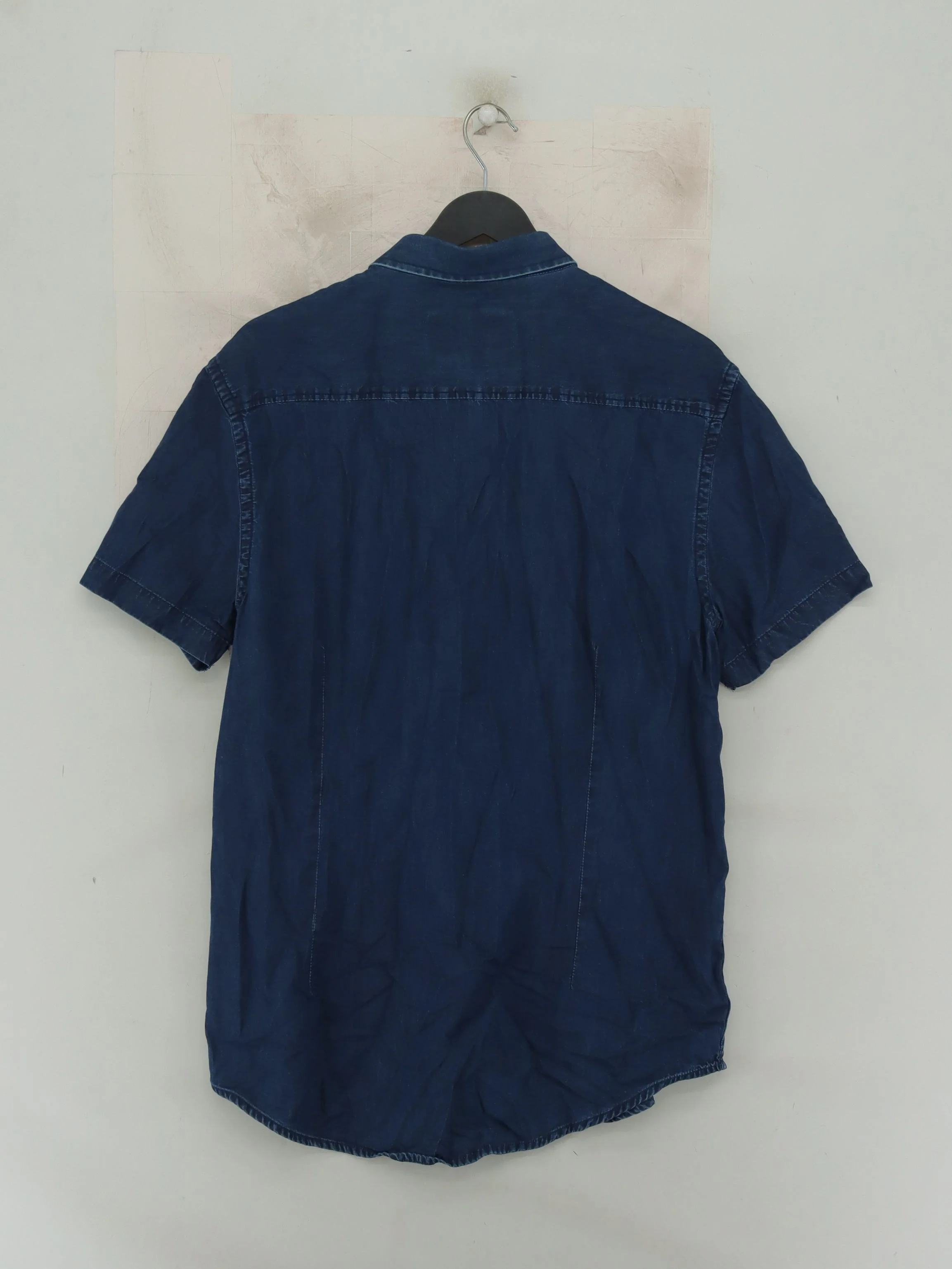 Burton Men's Shirt L Blue 100% Cotton Basic - Image 2