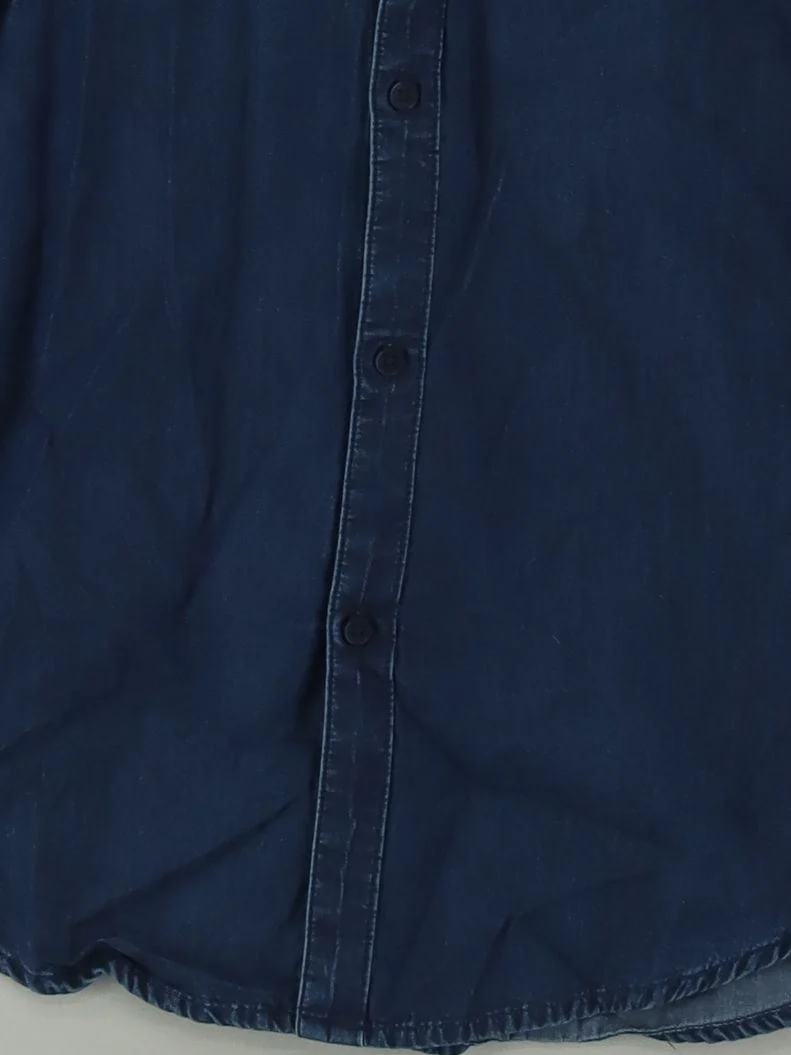 Burton Men's Shirt L Blue 100% Cotton Basic - Image 4