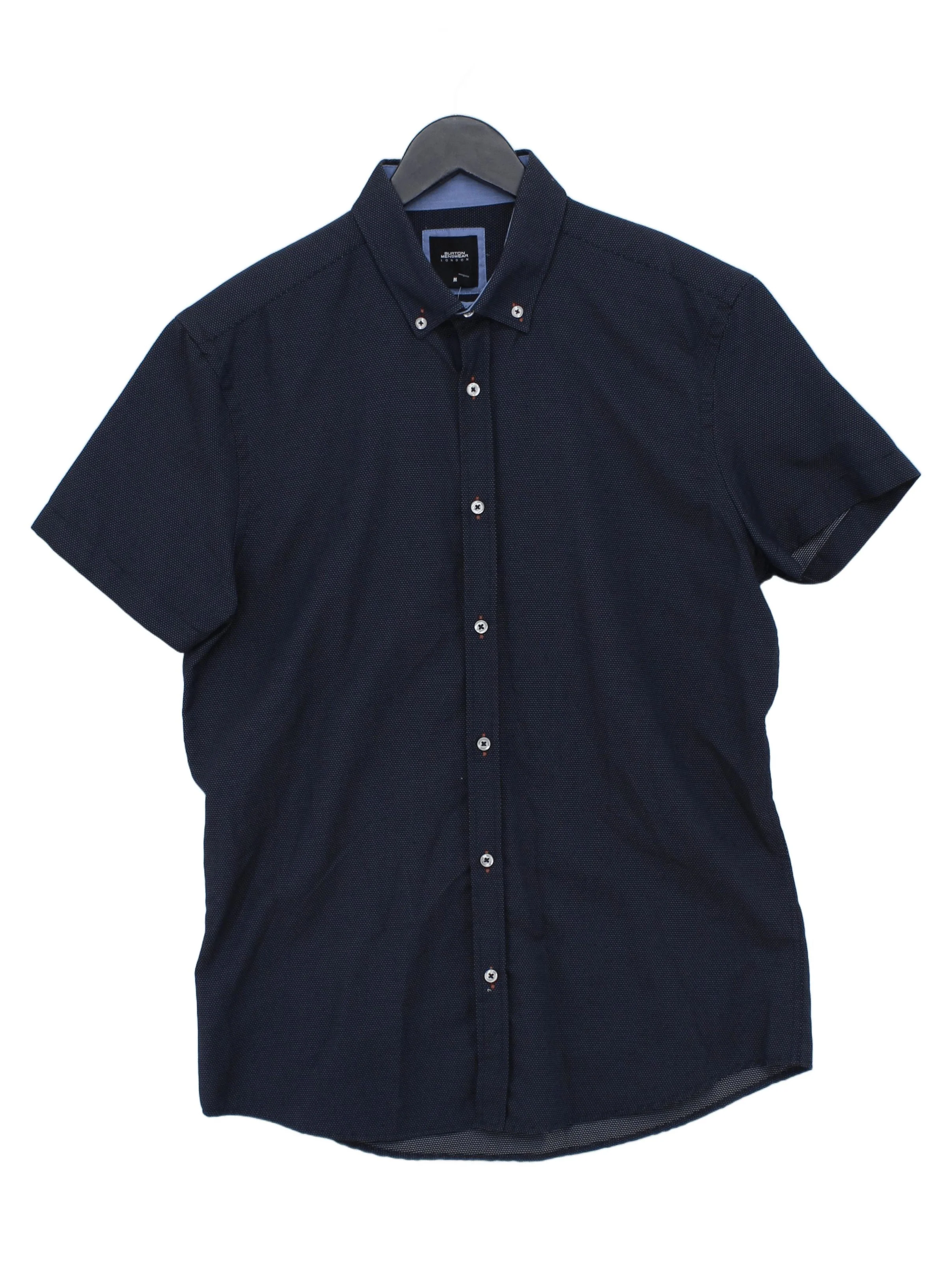 Burton Men's Shirt M Blue Cotton with Polyester Basic