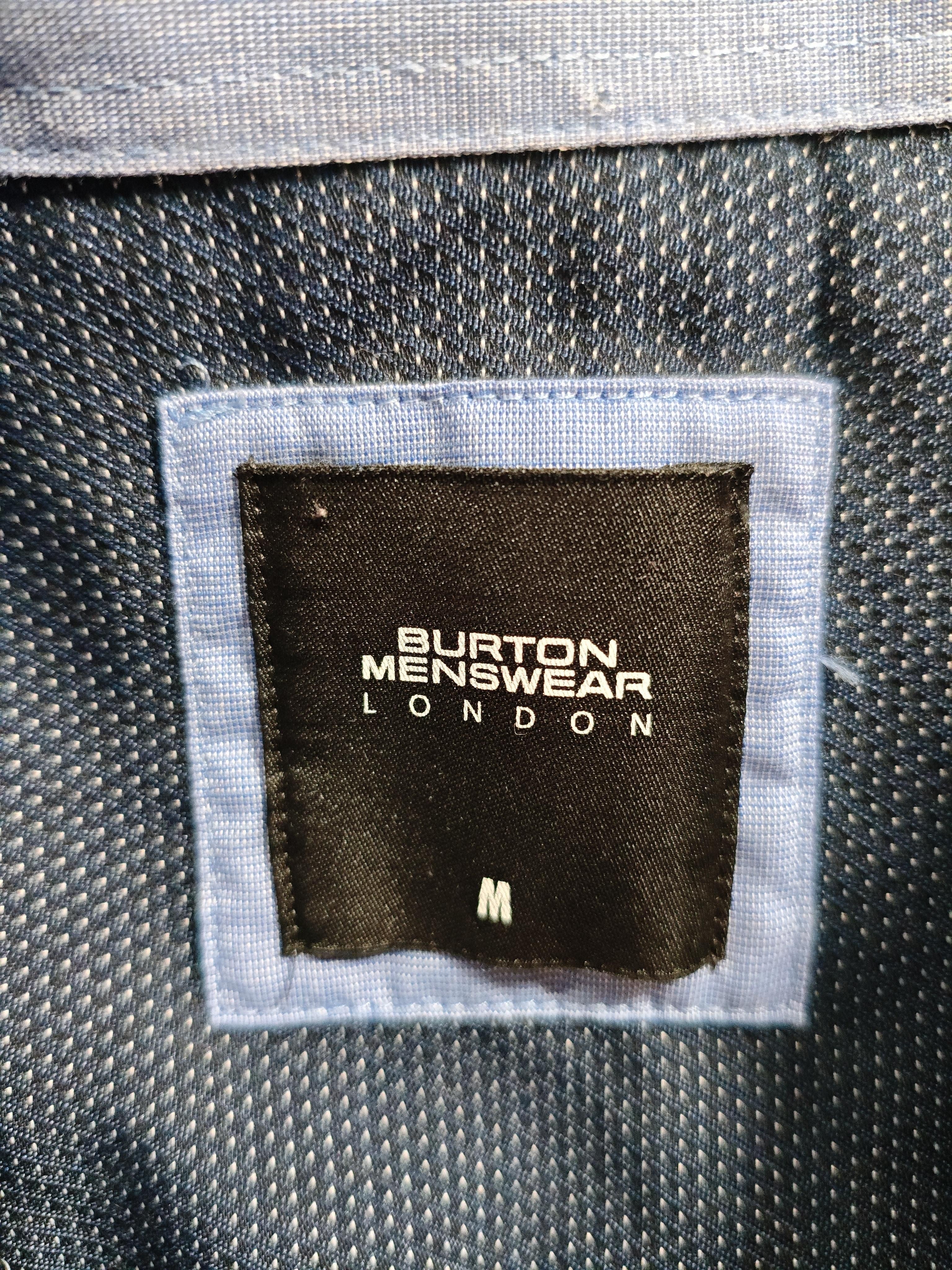 Burton Men's Shirt M Blue Cotton with Polyester Basic - Image 5
