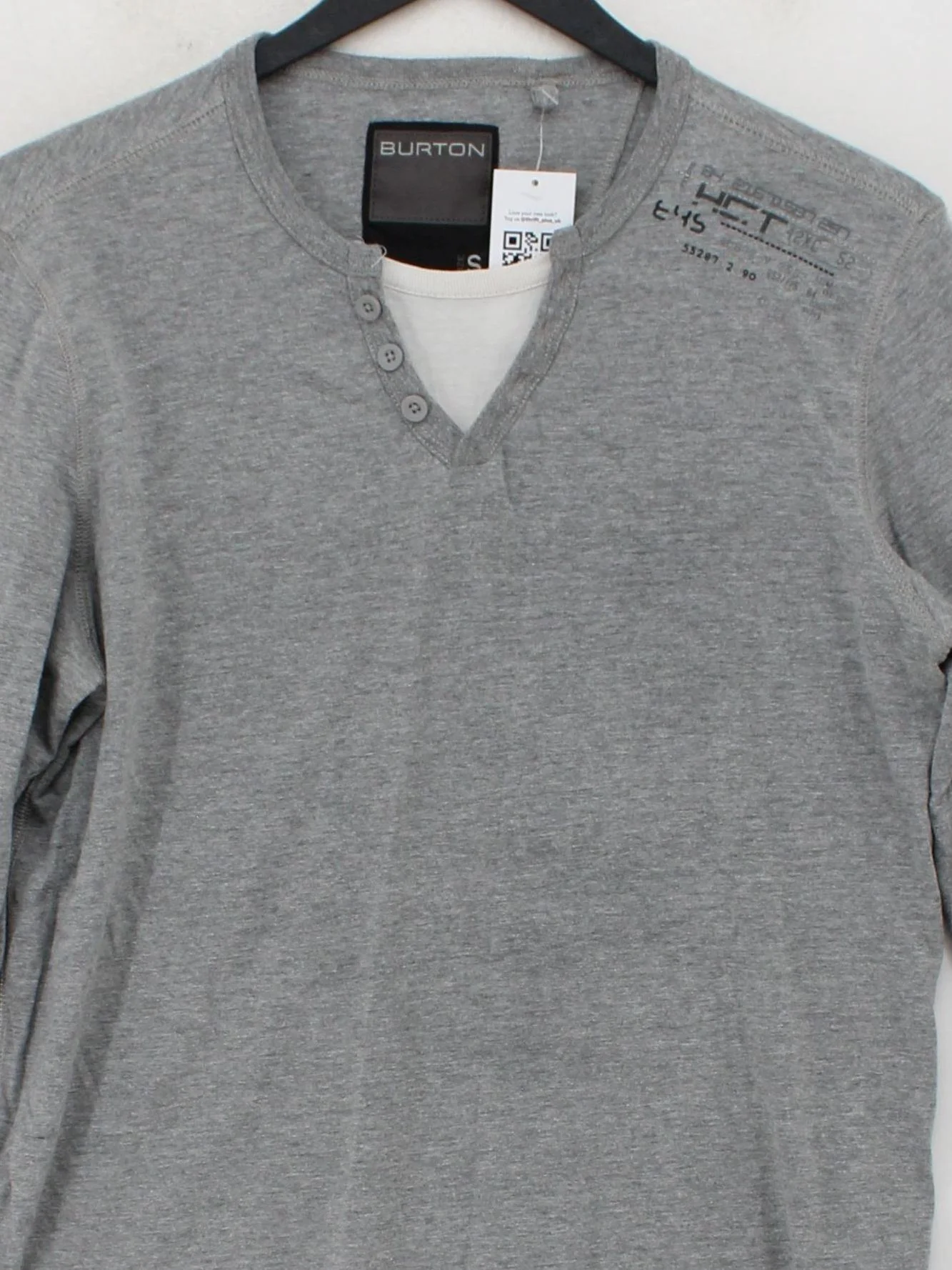 Burton Men's T-Shirt S Grey 100% Cotton Basic - Image 3