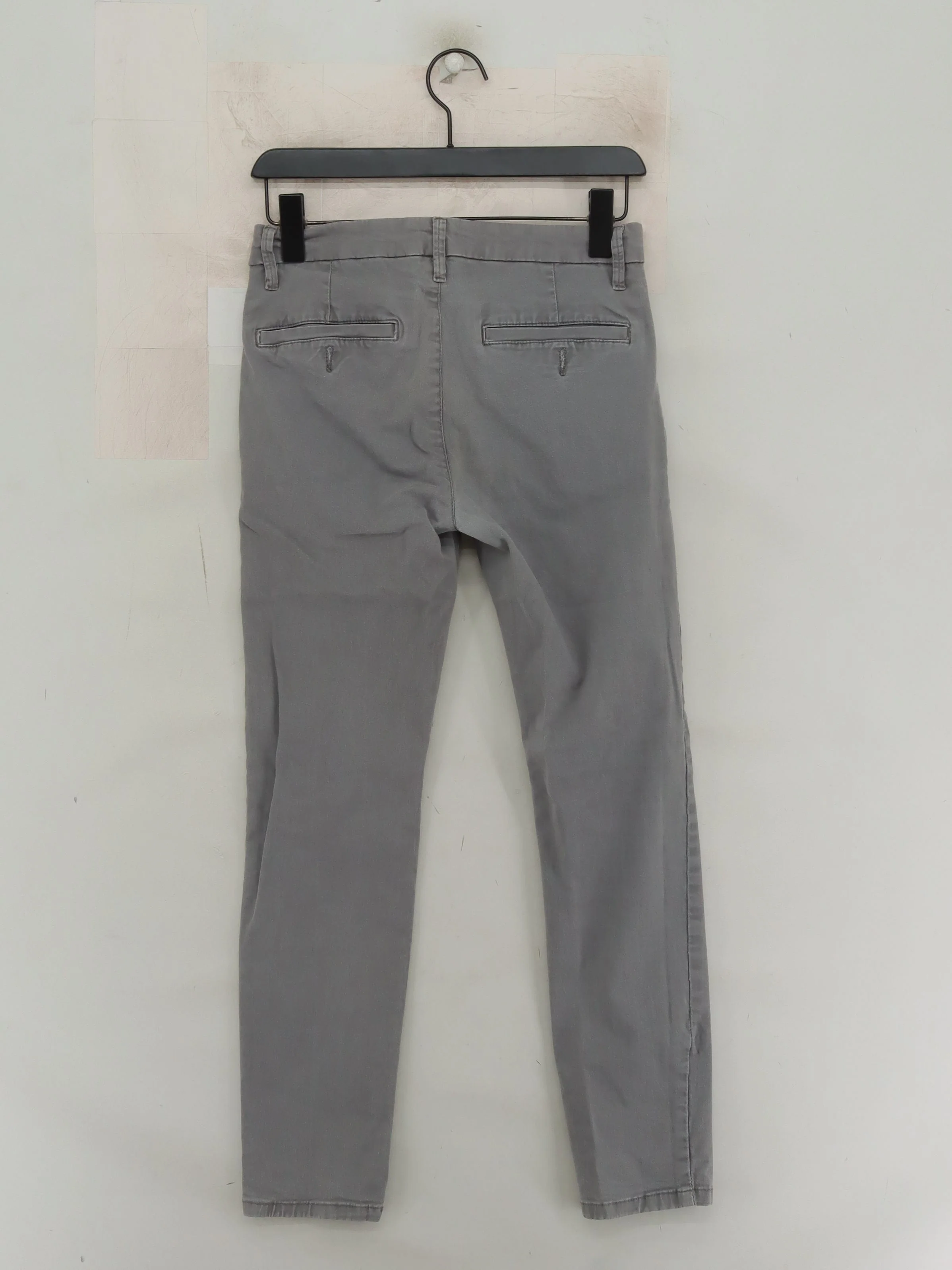 Burton Men's Trousers W 30 in Grey Cotton with Elastane Tapered Chino - Image 2