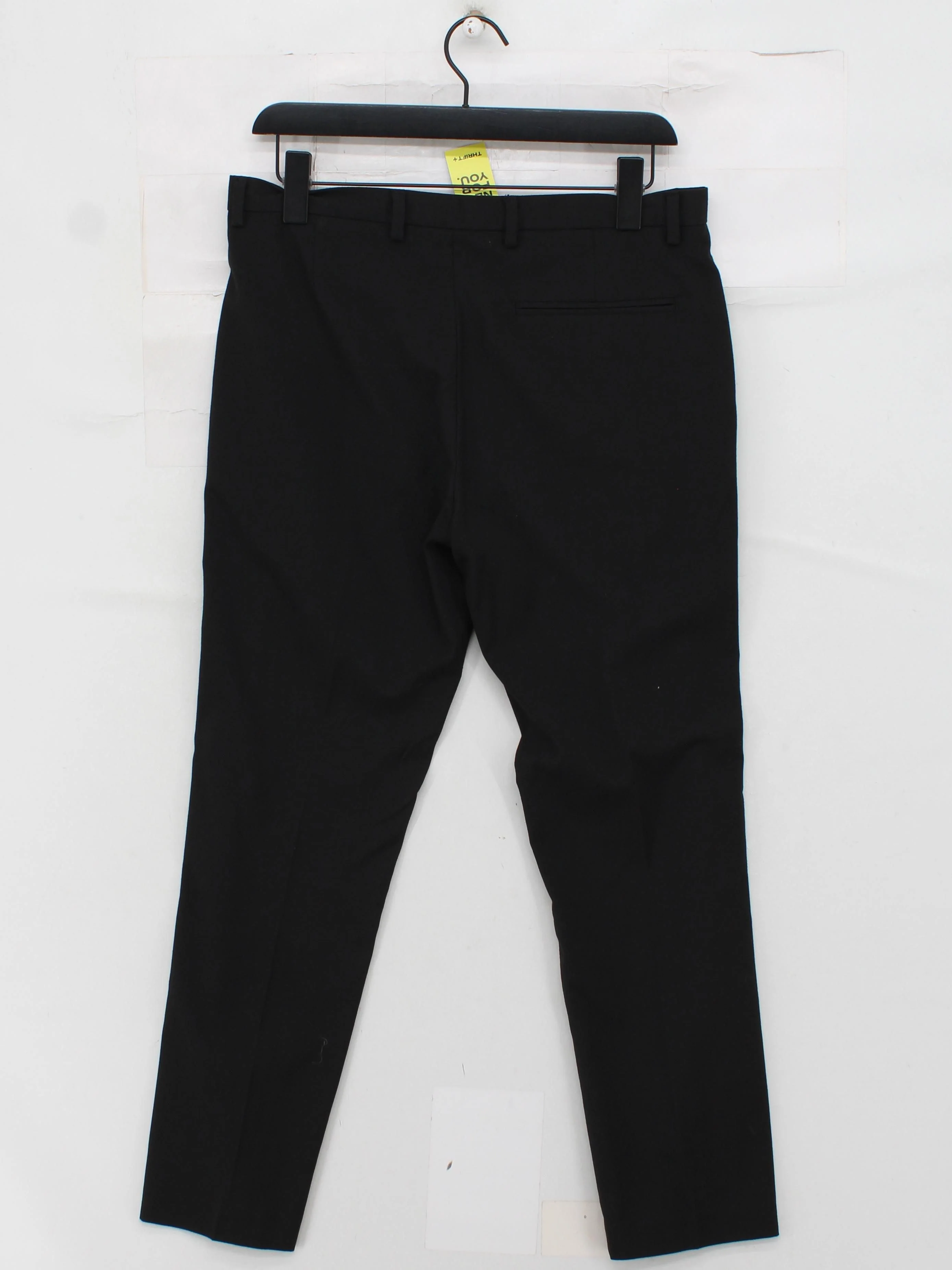 Burton Men's Trousers W 32 in Black Polyester with Viscose, Elastane Chino - Image 2