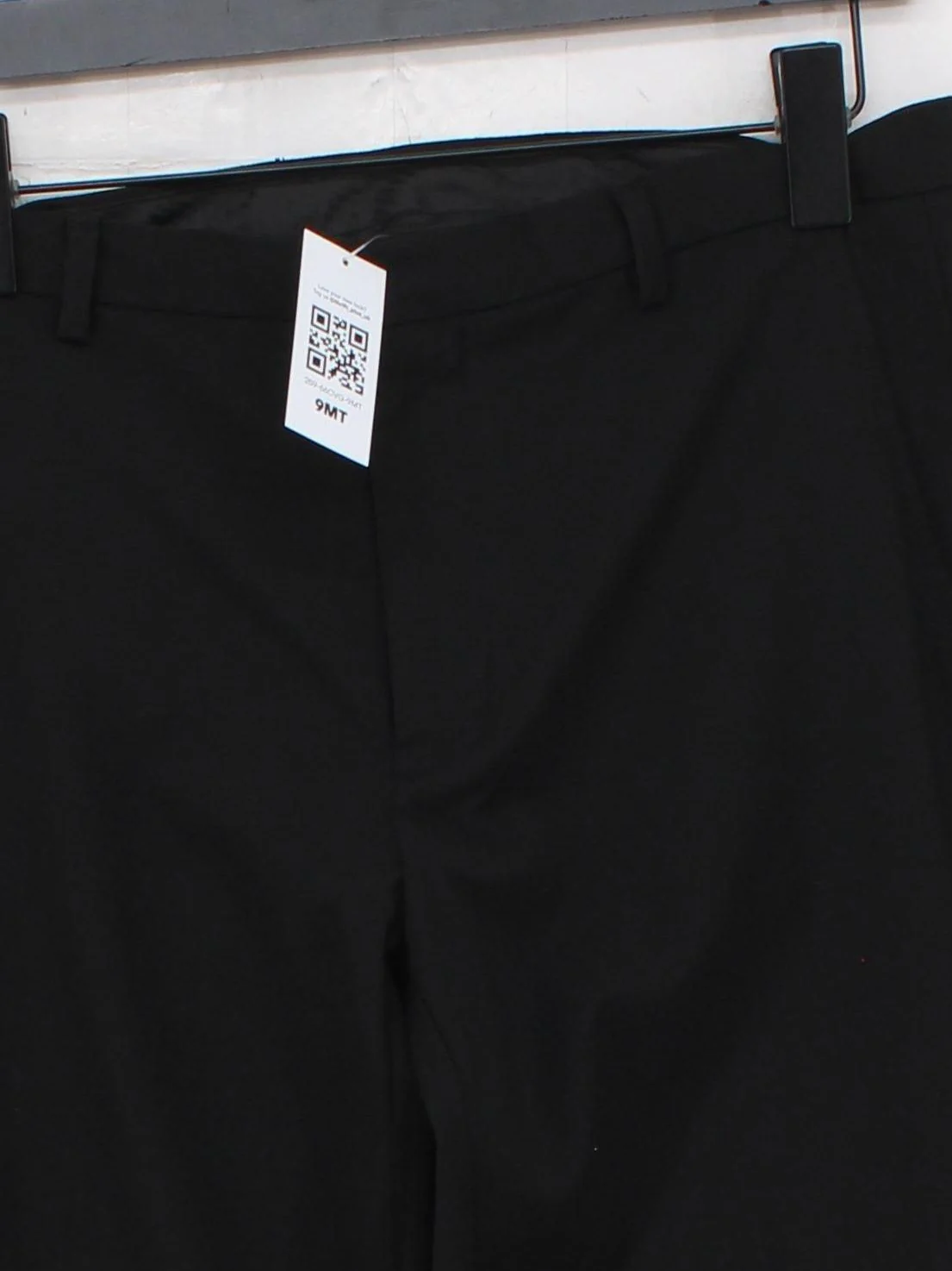 Burton Men's Trousers W 32 in Black Polyester with Viscose, Elastane Chino - Image 3