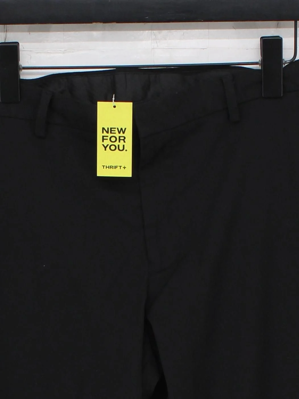 Burton Men's Trousers W 32 in Black Polyester with Viscose, Elastane Chino - Image 3