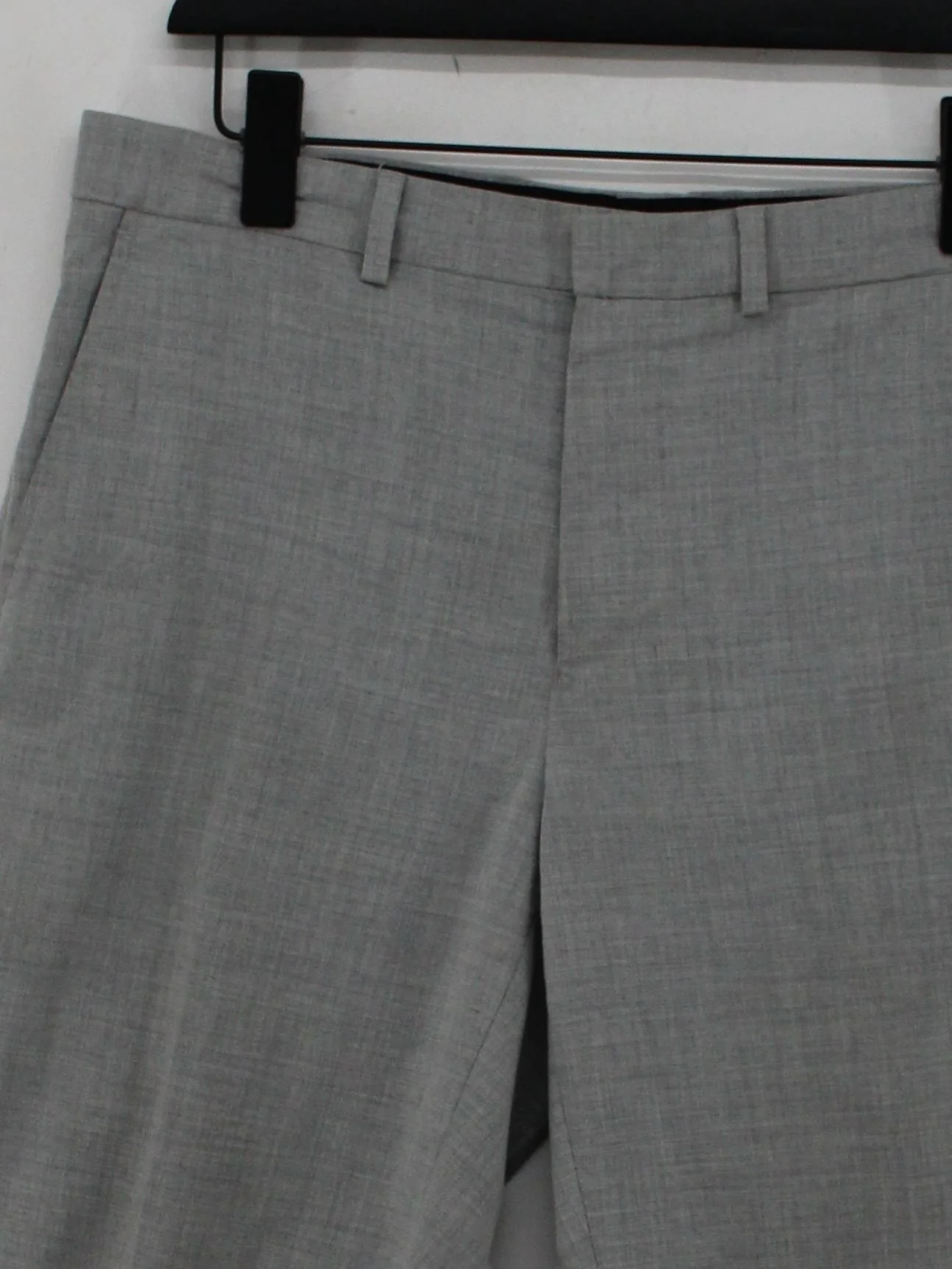 Burton Men's Trousers W 32 in Grey Polyester with Viscose, Elastane Chino - Image 3