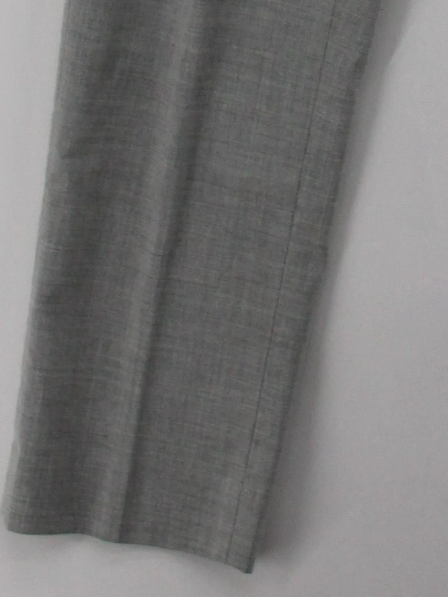 Burton Men's Trousers W 32 in Grey Polyester with Viscose, Elastane Chino - Image 4