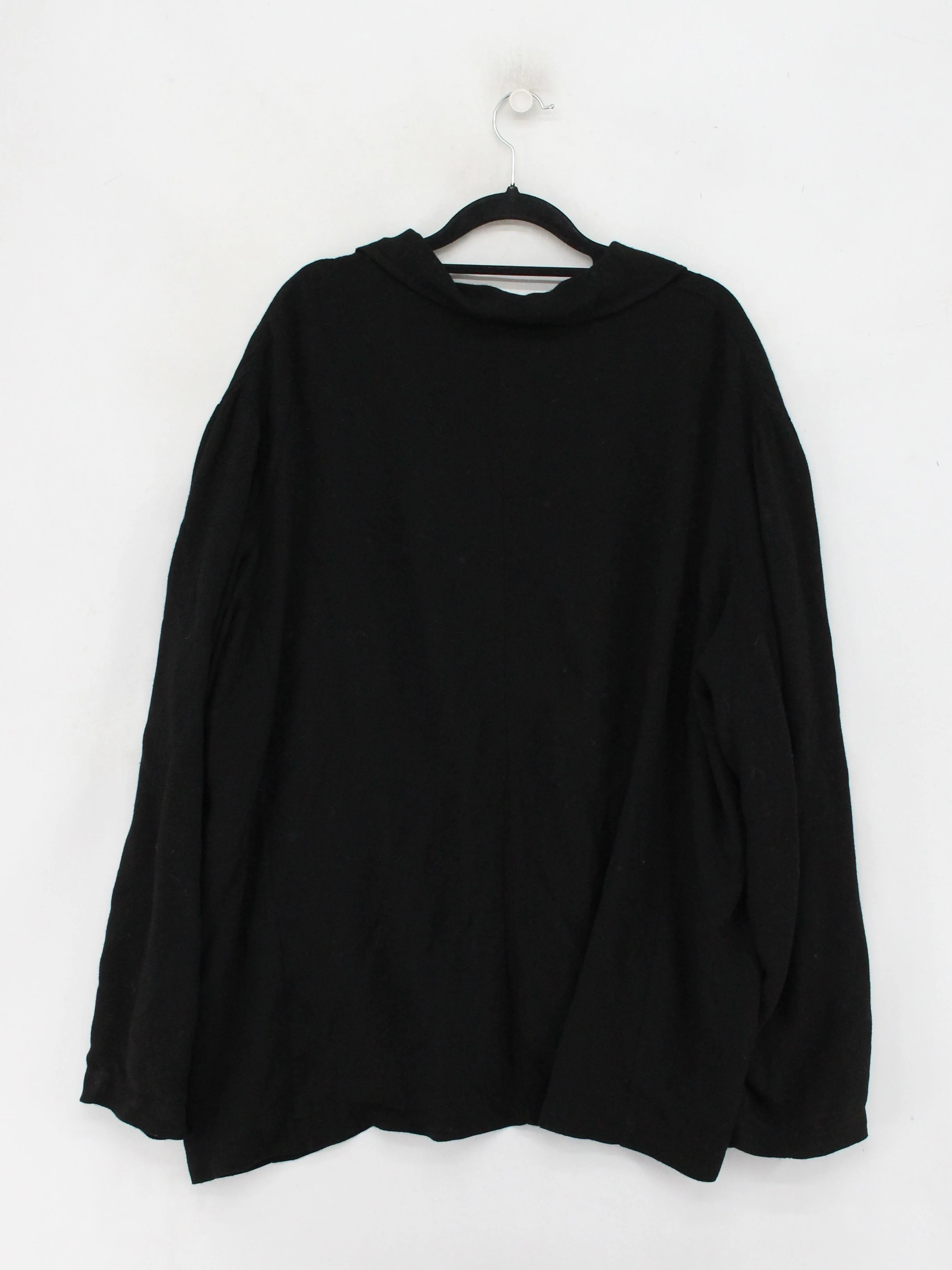 Busby & Fox Women's Blazer XL Black Viscose with Wool Overcoat - Image 2