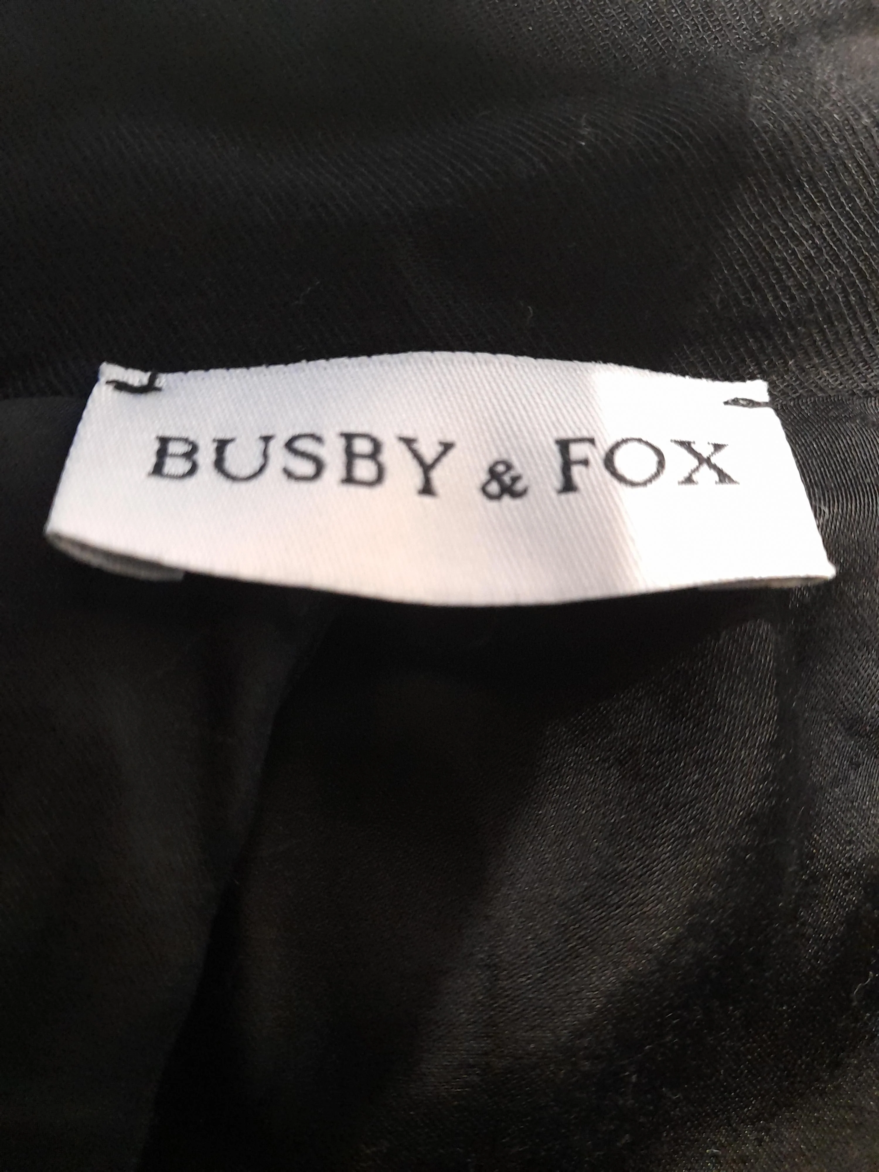 Busby & Fox Women's Blazer XL Black Viscose with Wool Overcoat - Image 5